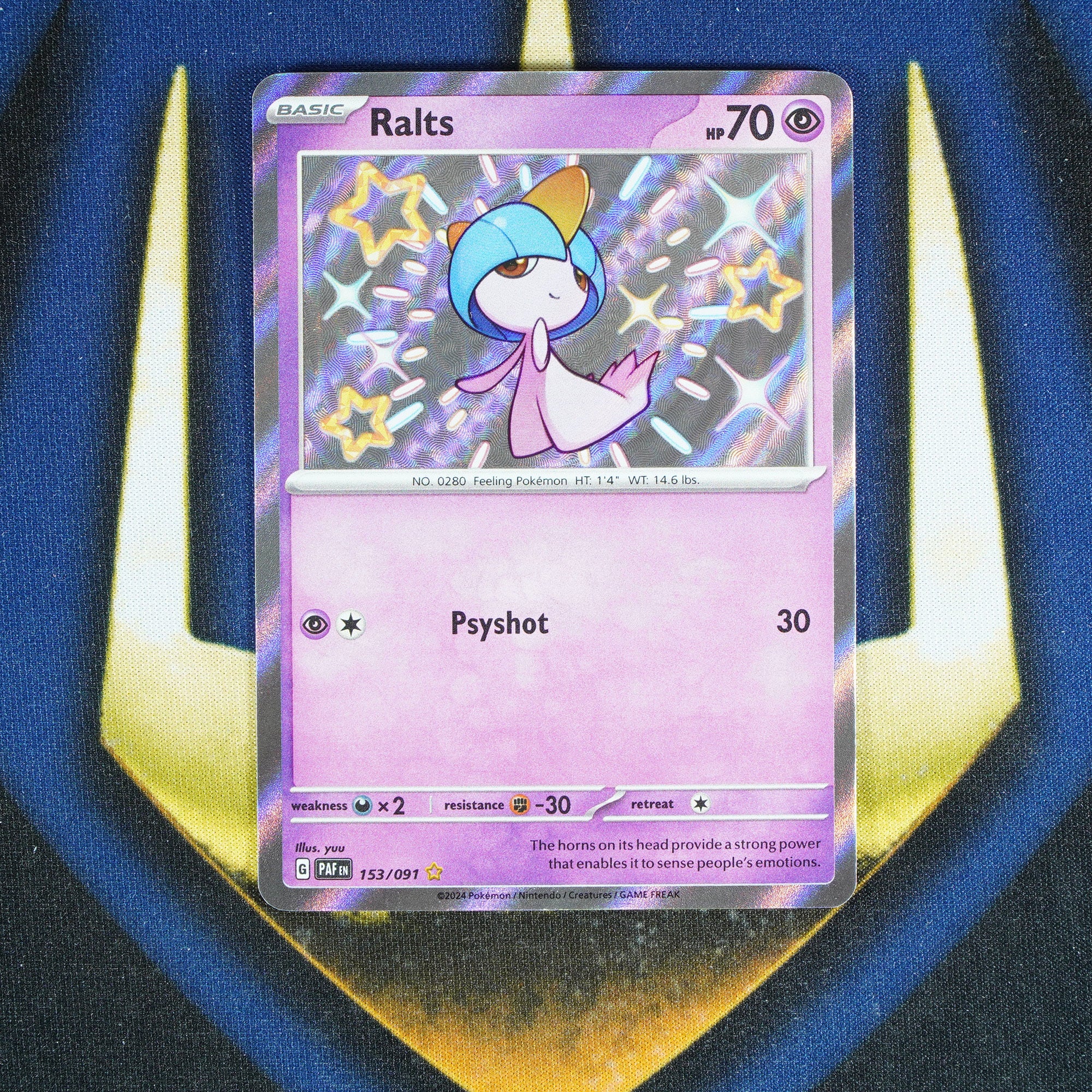 Ralts PALDEAN FATES Shiny Rare 153/091 [M]