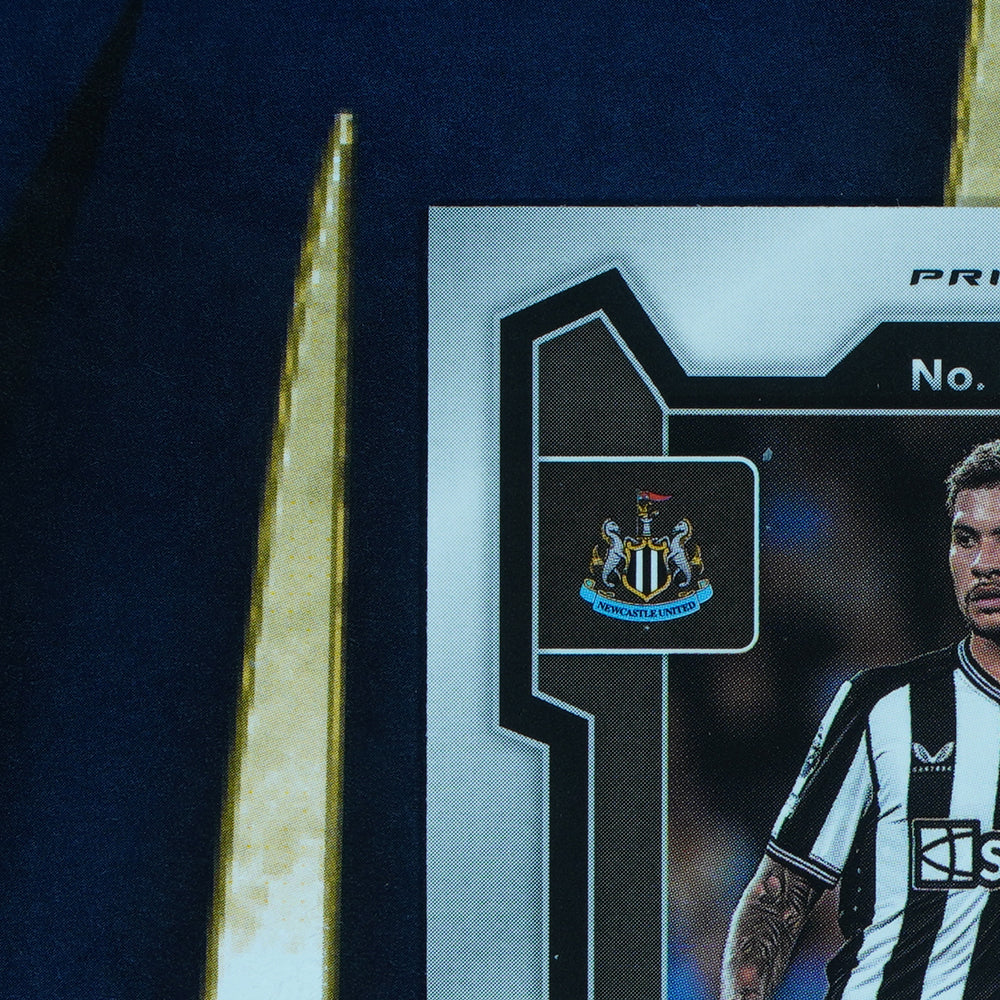 Bruno Guimaraes 2023-24 Panini Prizm Silver Cracked Ice #66 Newcastle United