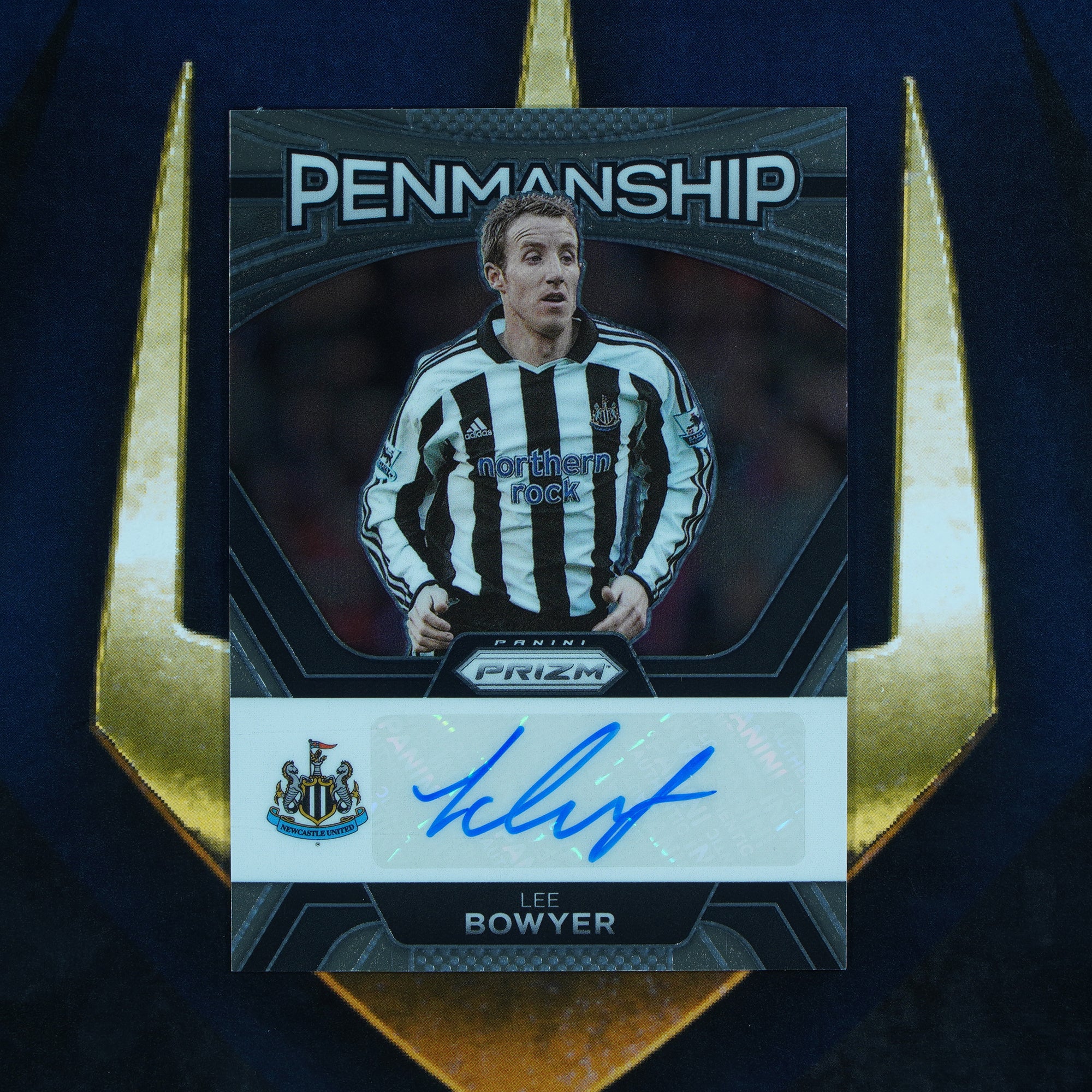 Lee Bowyer 2023-24 Panini Prizm Autograph P-LB Newcastle United