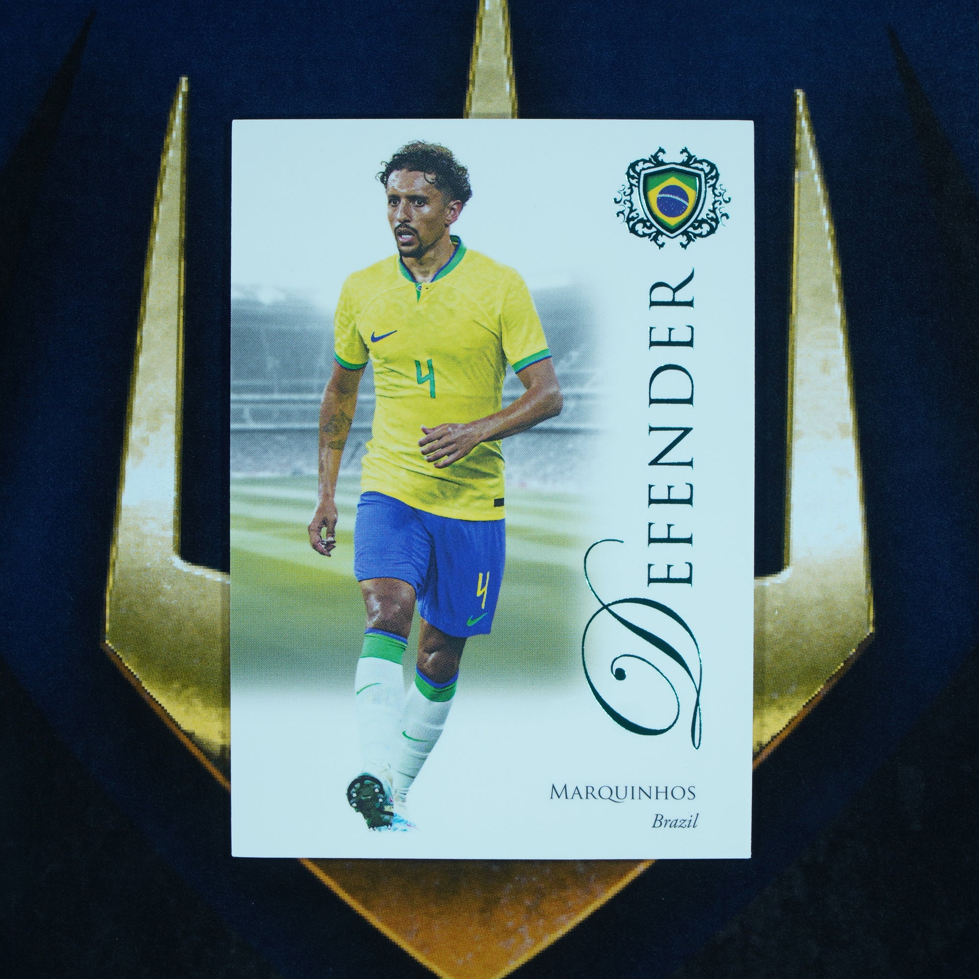 Marquinhos 2023-24 Futera Unique Turquoise /40 #19 Brazil