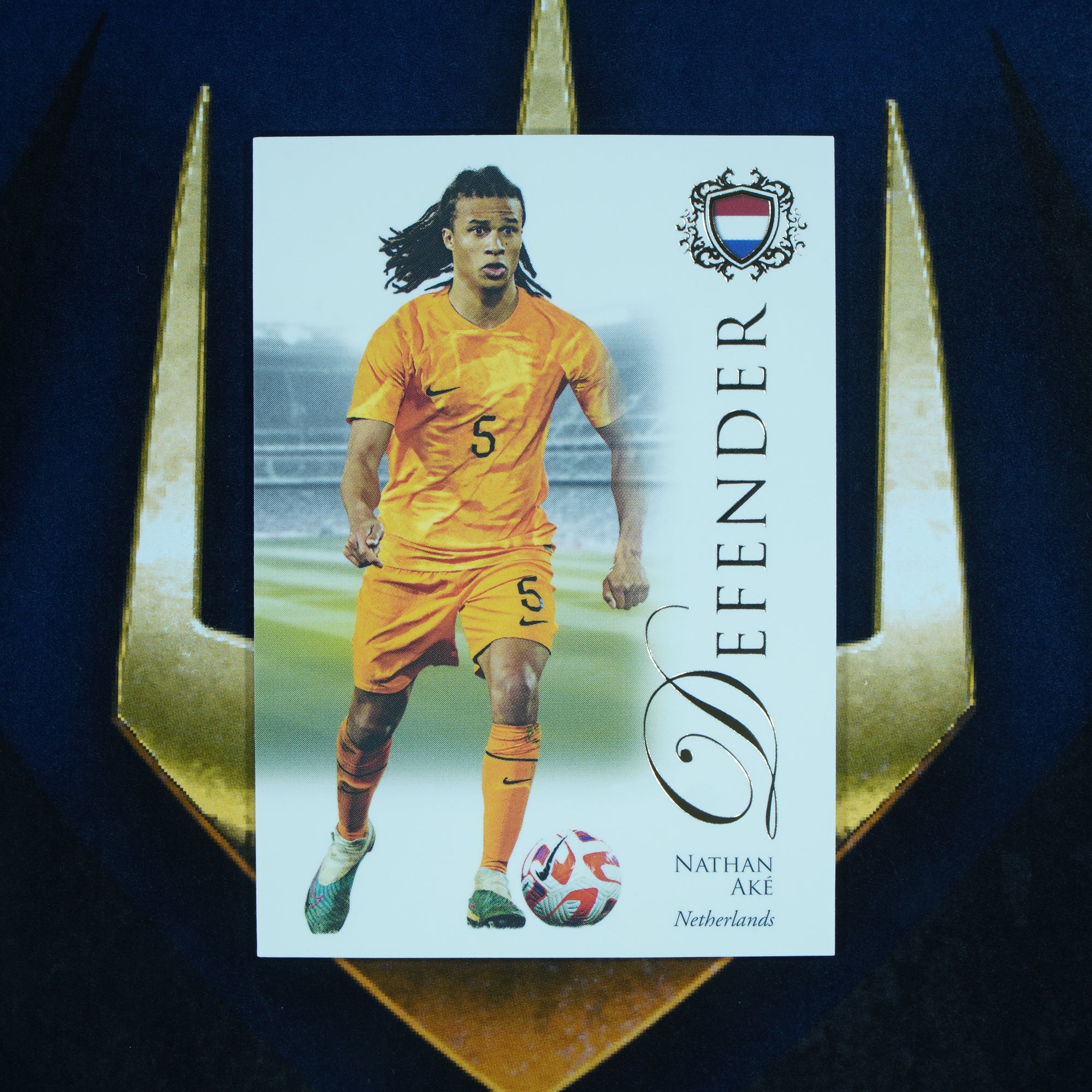 Nathan Ake 2023-24 Futera Unique Base #6  Netherlands