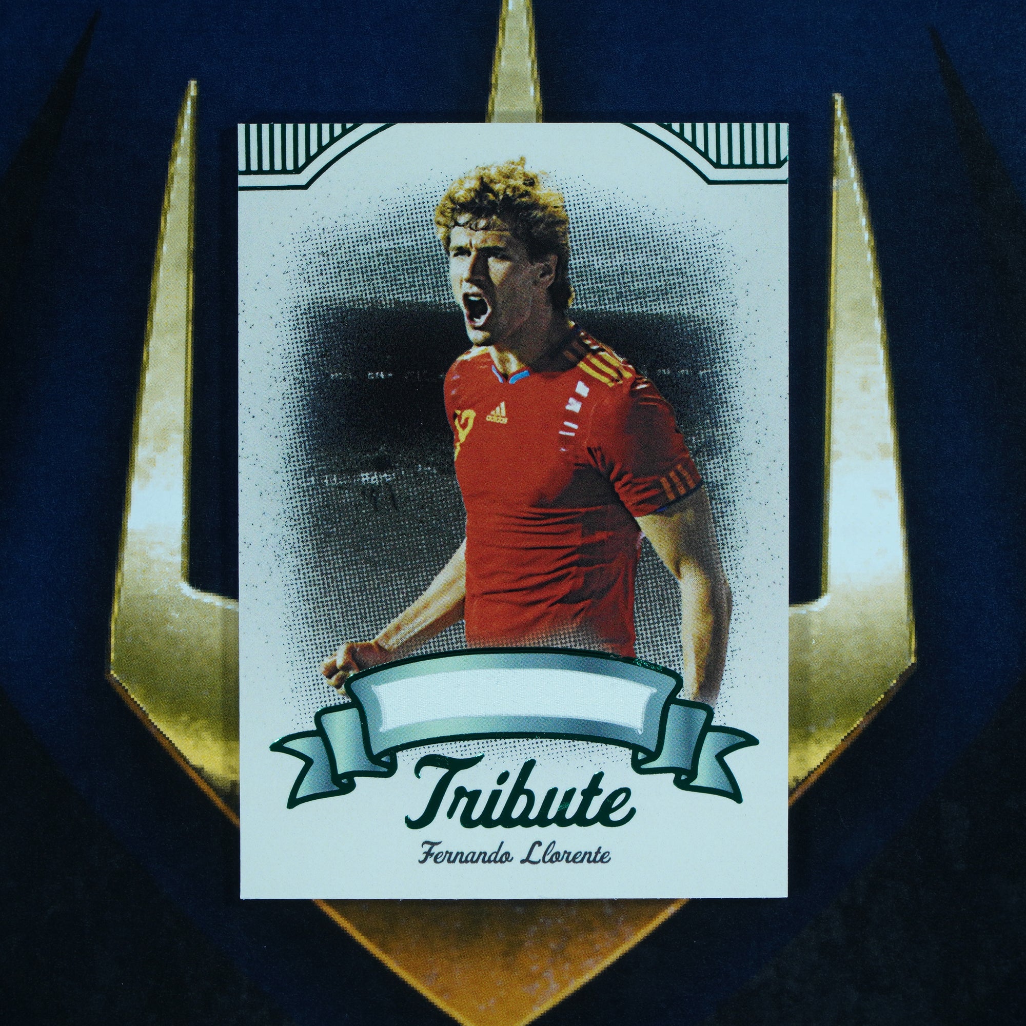 Fernando Llorente 2023-24 Futera Unique Tribute Emerald /15 TR20 Spain