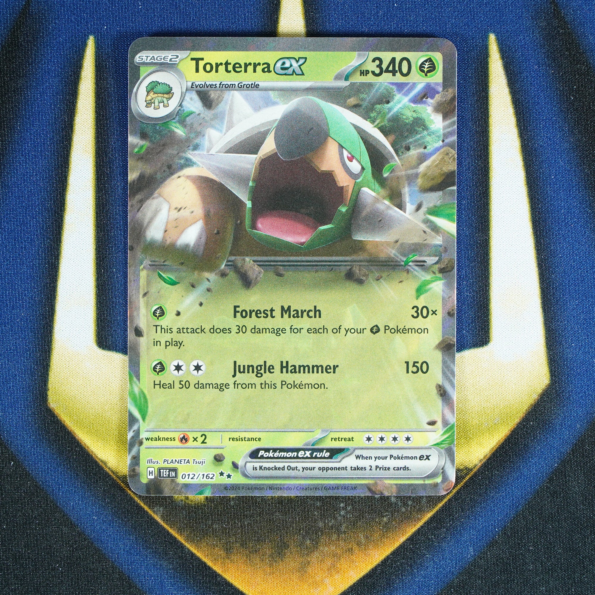 Torterra EX TEMPORAL FORCES Double Rare 012/162 [M]