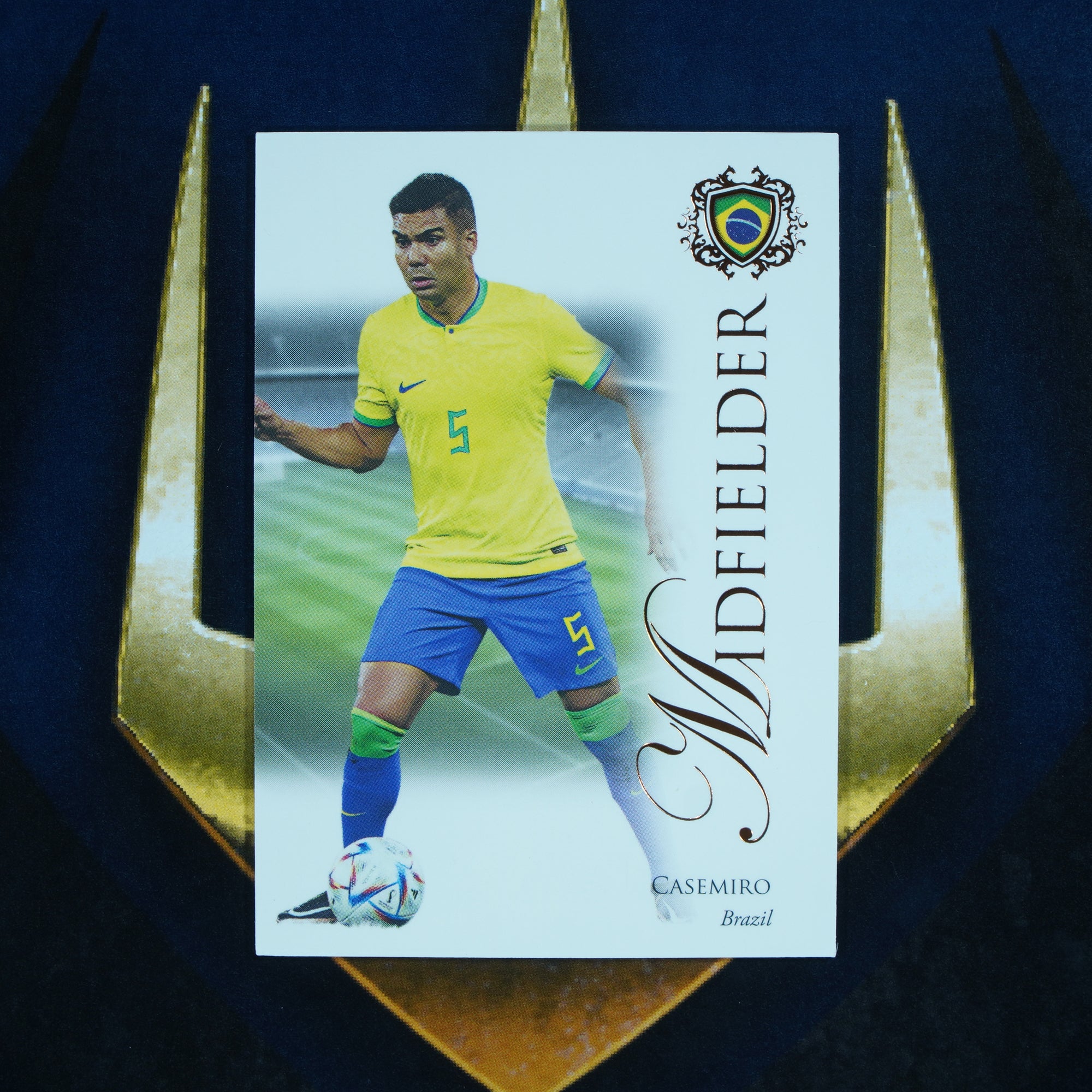 Casemiro 2023-24 Futera Unique Orange /62 #35 Brazil