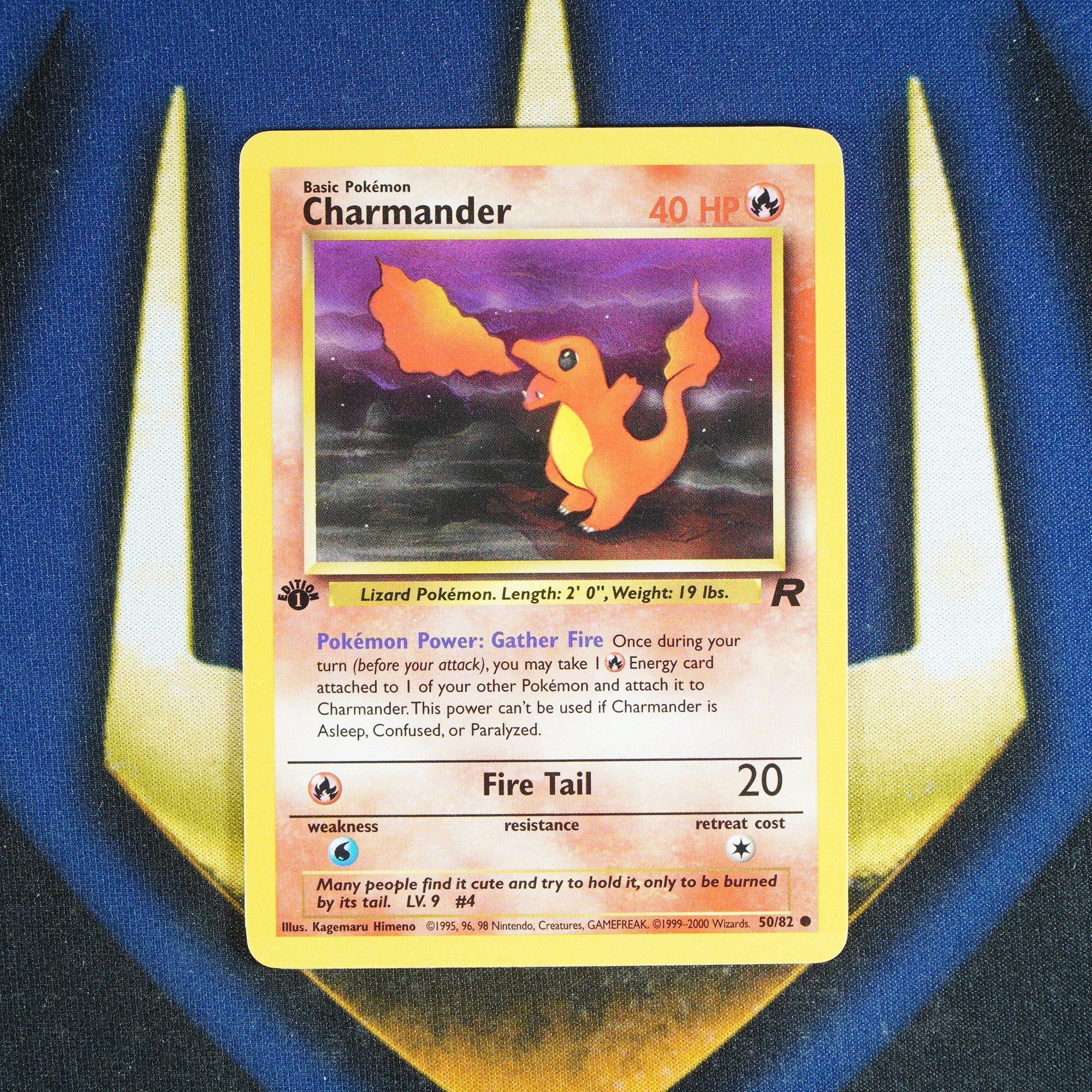 Charmander TEAM ROCKET 1ST EDITION Common 50/82 [NM]