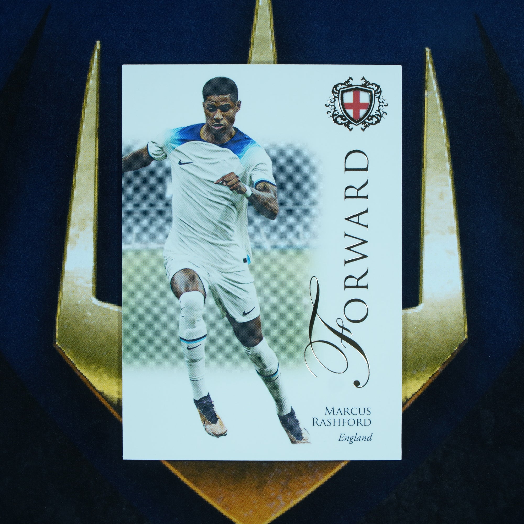 Marcus Rashford 2023-24 Futera Unique Base #86 England