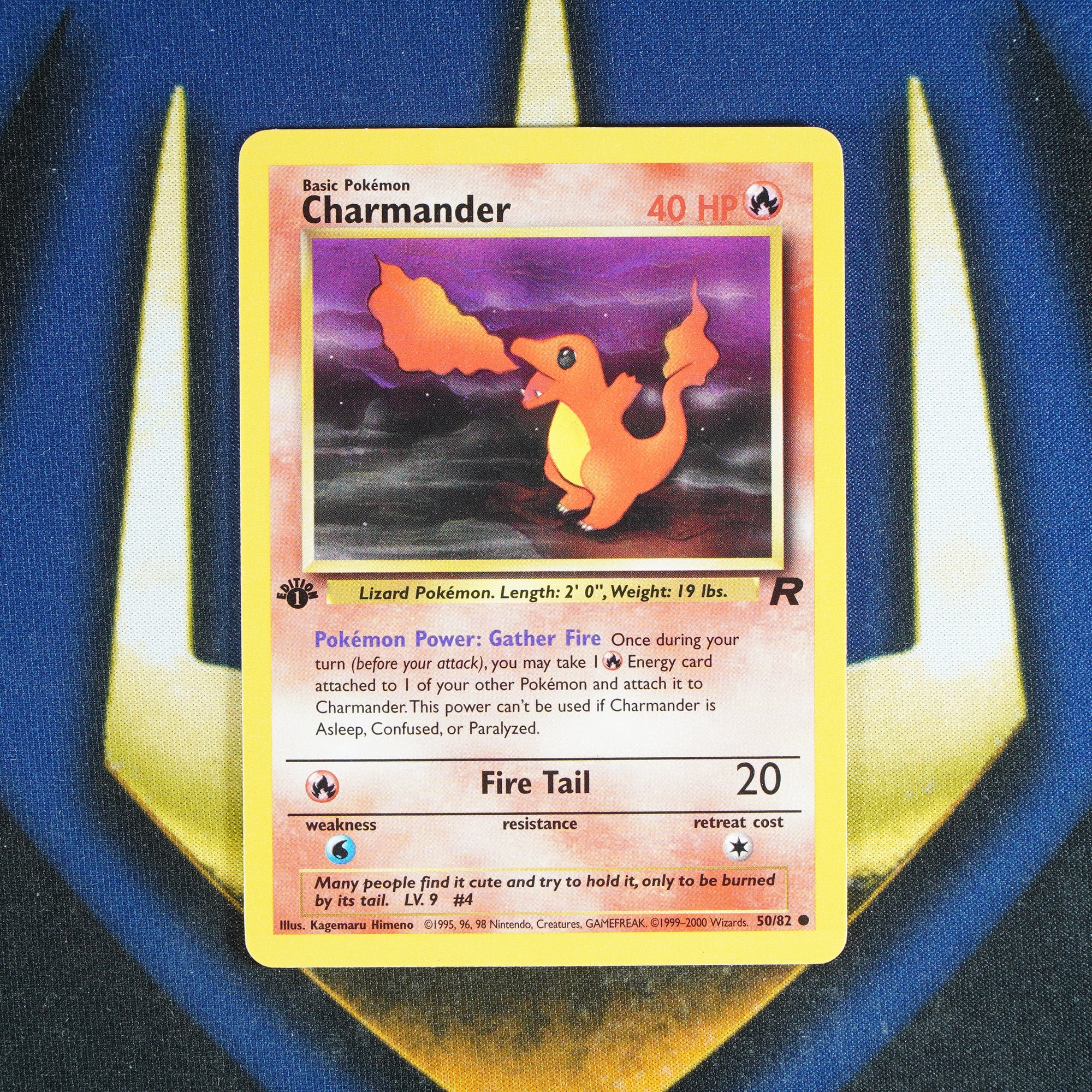 Charmander TEAM ROCKET 1ST EDITION Common 50/82 [LP]