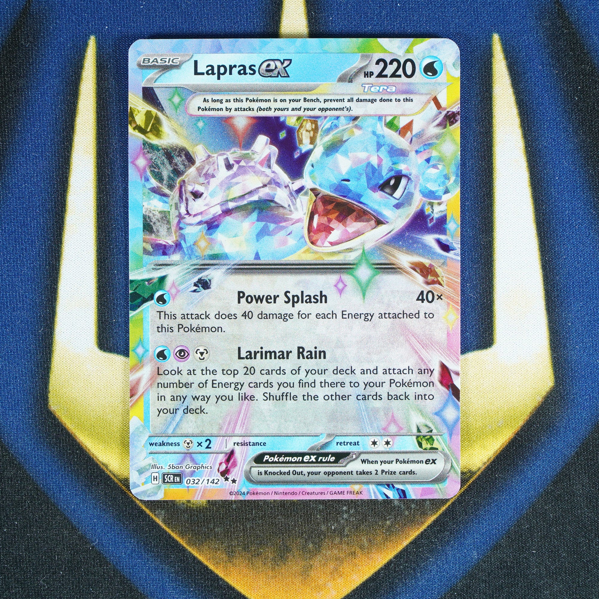 Lapras EX STELLAR CROWN Double Rare 032/142 [M]