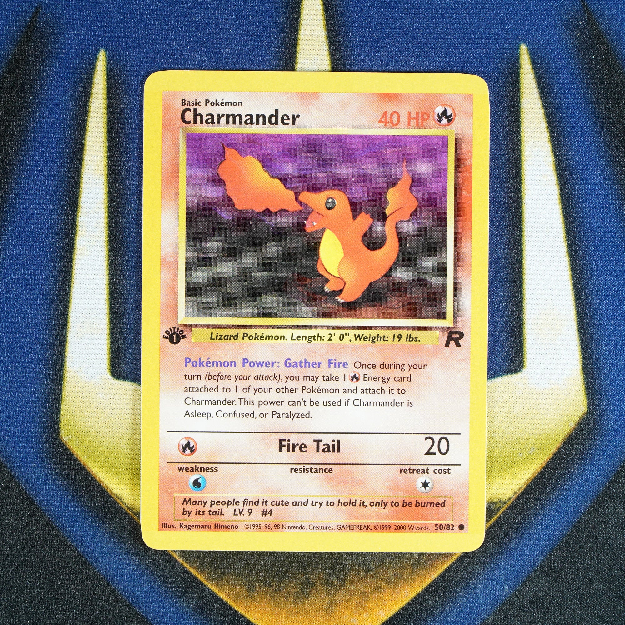Charmander TEAM ROCKET 1ST EDITION Common 50/82 [LP]