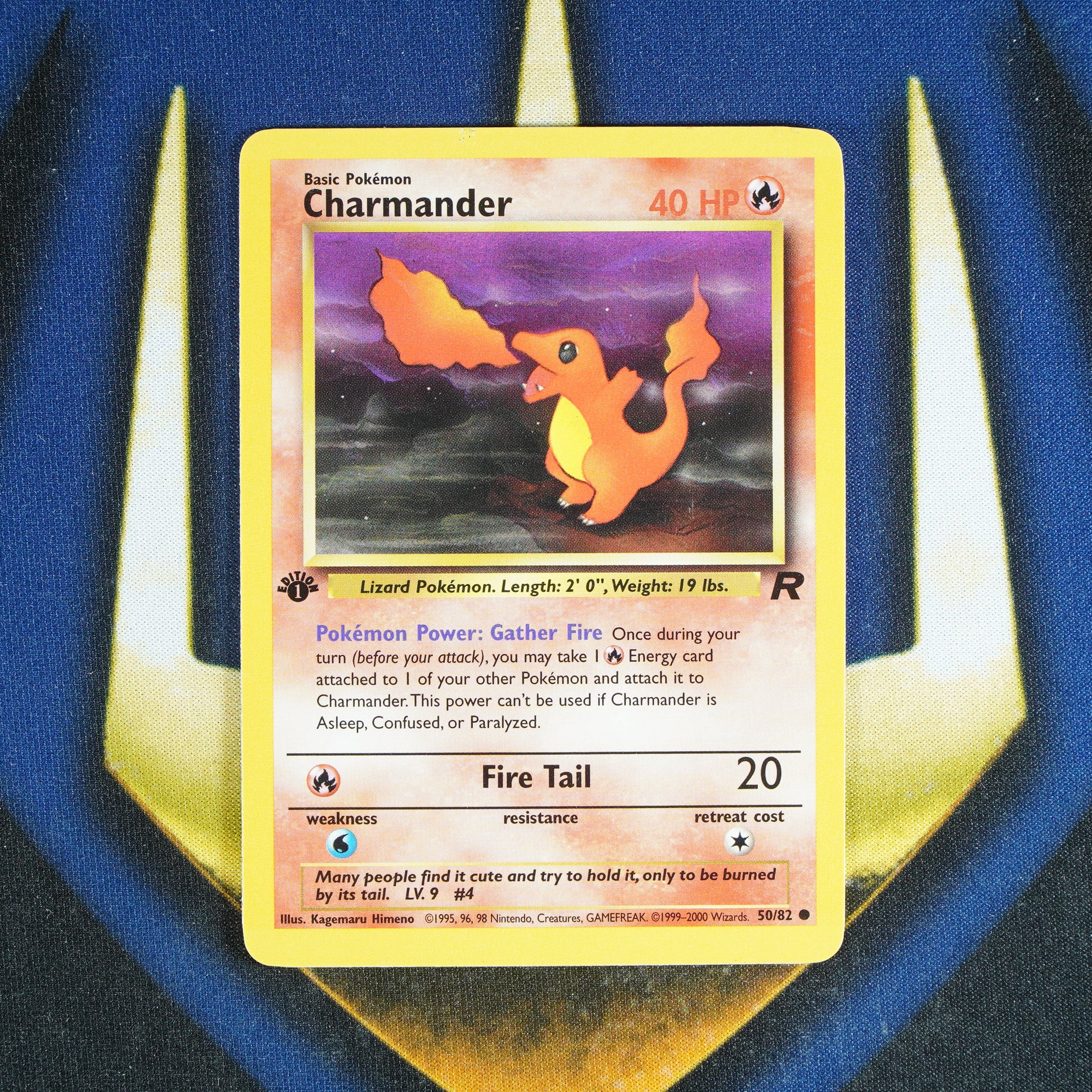 Charmander TEAM ROCKET 1ST EDITION Common 50/82 [LP]