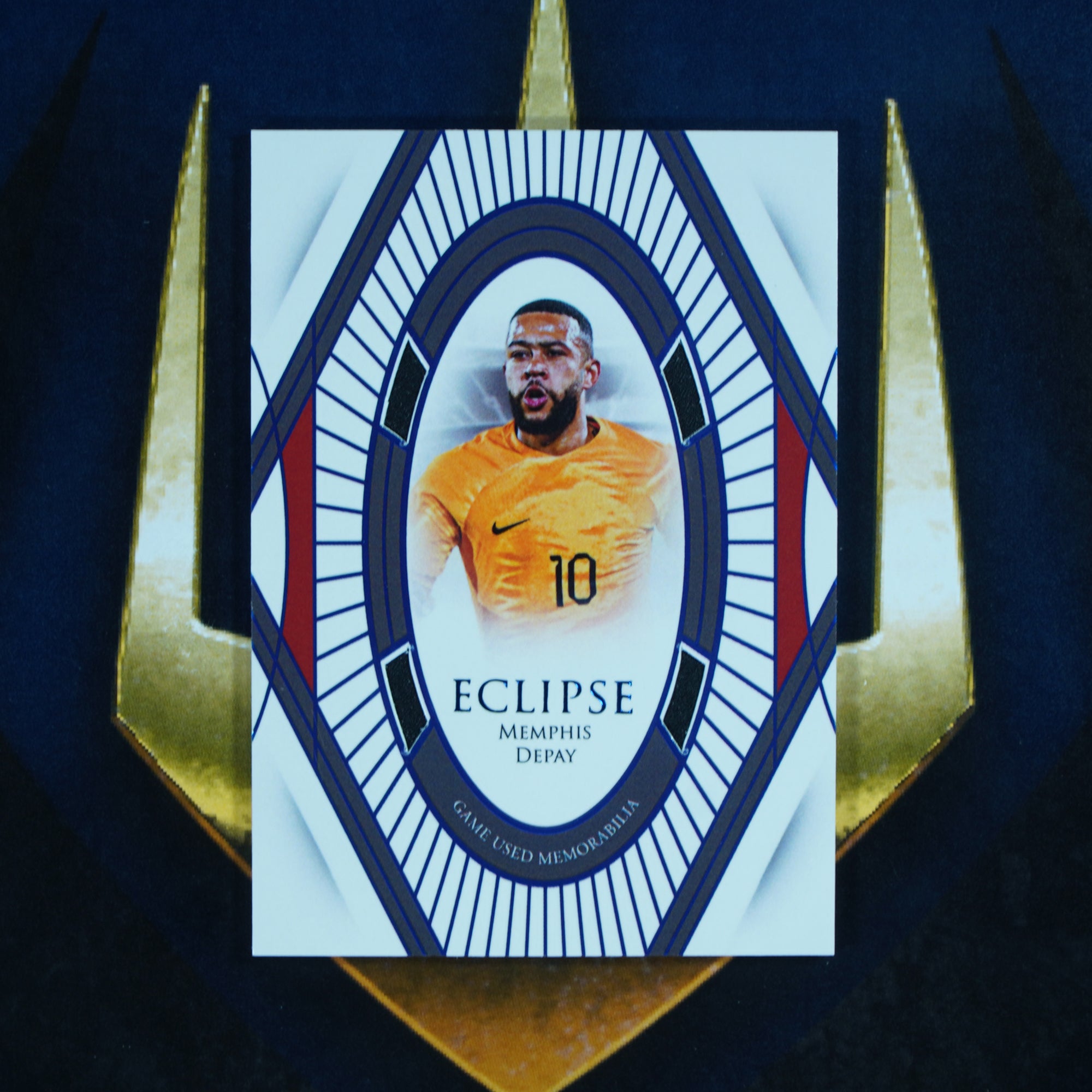 Memphis Depay 2023-24 Futera Unique Eclipse Sapphire /9 EC08 Netherlands