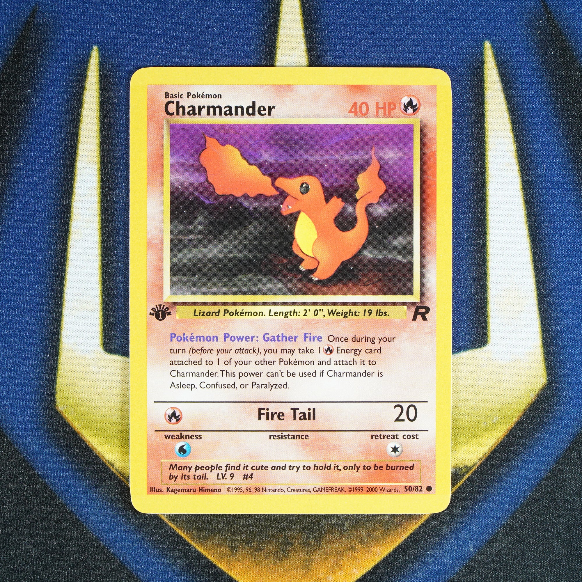 Charmander TEAM ROCKET 1ST EDITION Common 50/82 [LP]