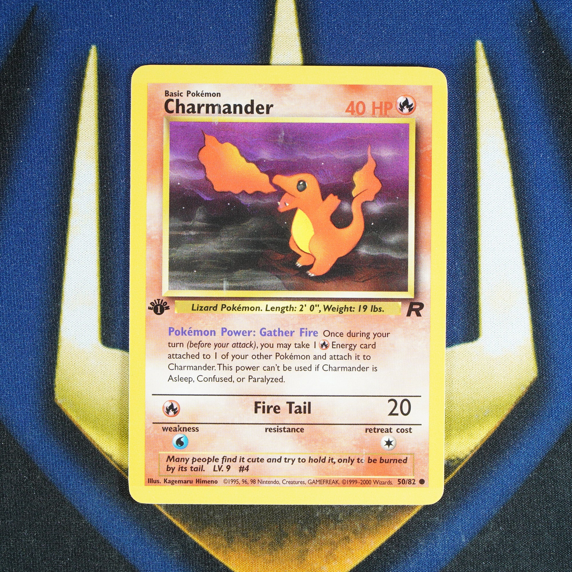 Charmander TEAM ROCKET 1ST EDITION Common 50/82 [LP]