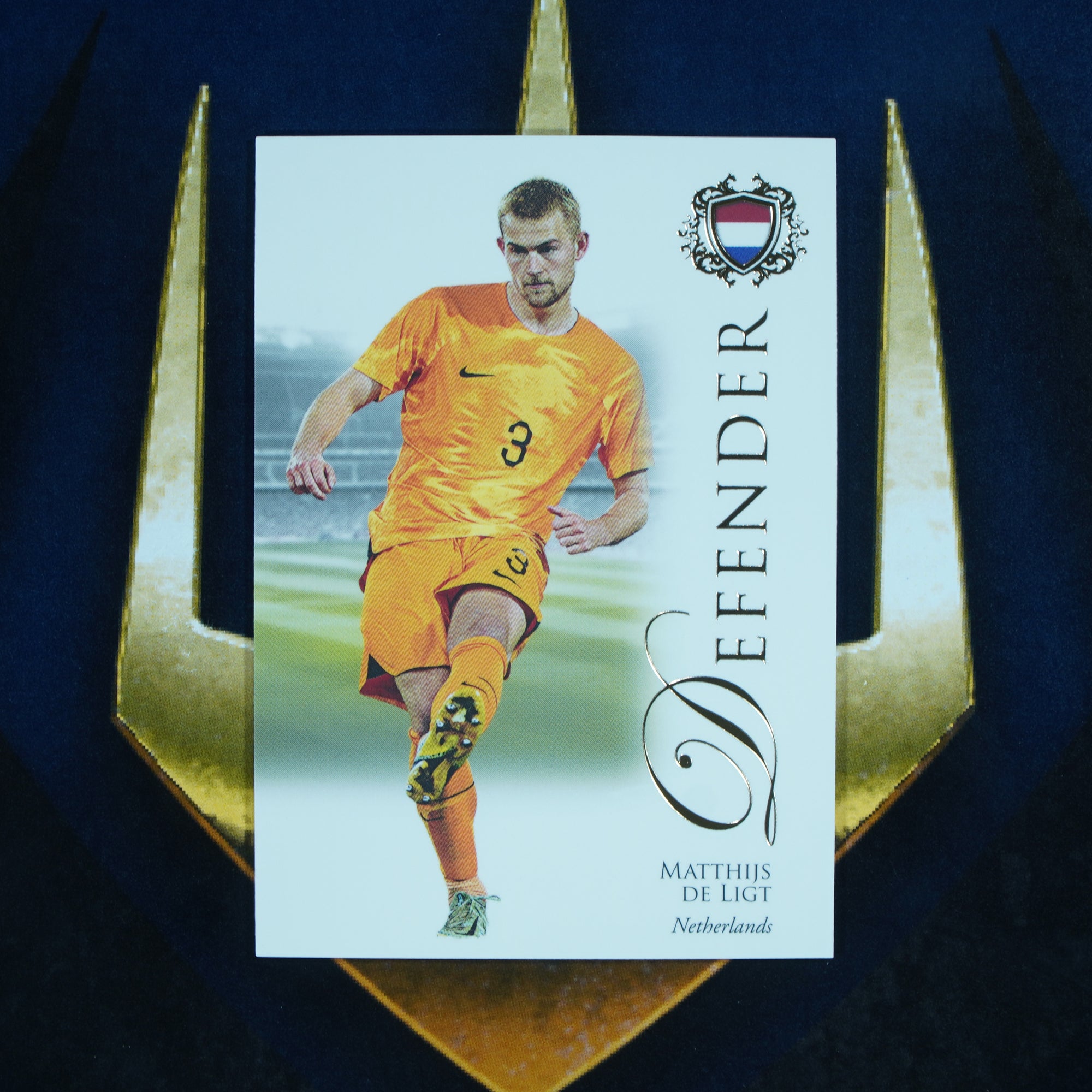 Matthijs De Ligt 2023-24 Futera Unique Base #12 Netherlands