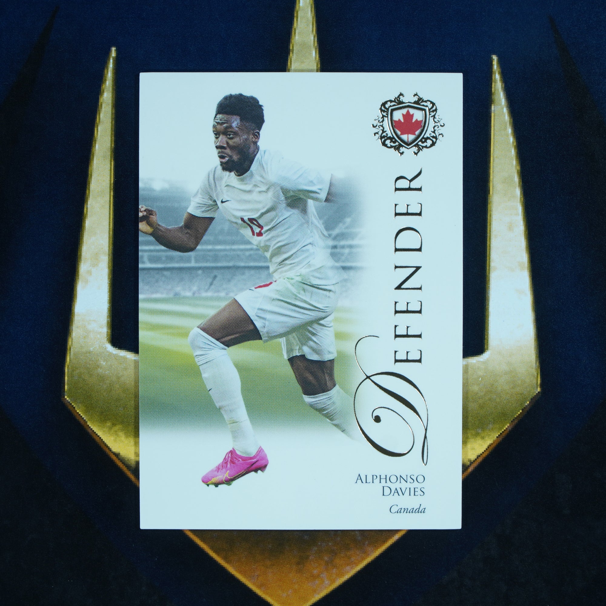 Alphonso Davies 2023-24 Futera Unique Base #11 Canada