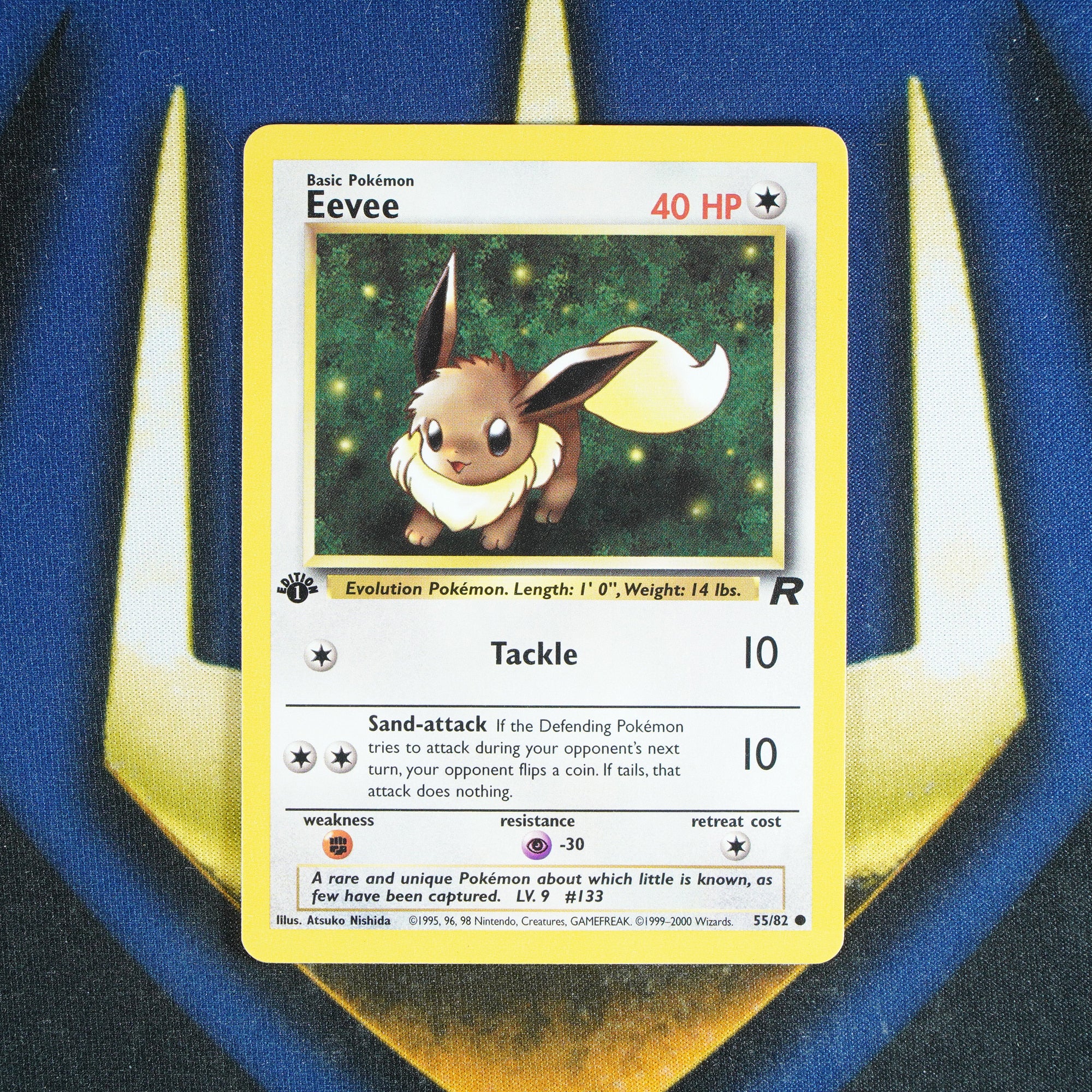 Eevee TEAM ROCKET 1ST EDITION Common 55/82 [NM]