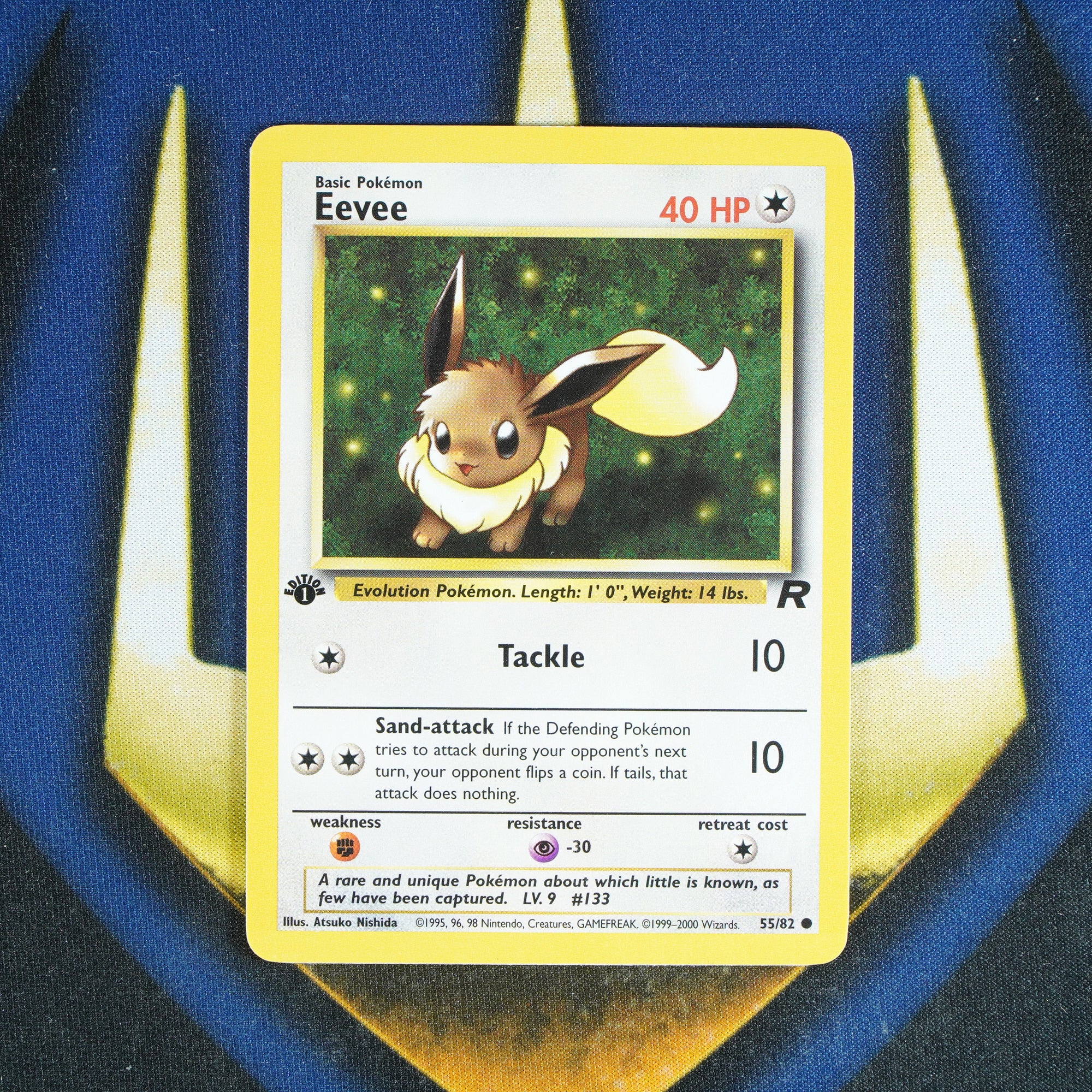 Eevee TEAM ROCKET 1ST EDITION Common 55/82 [LP]