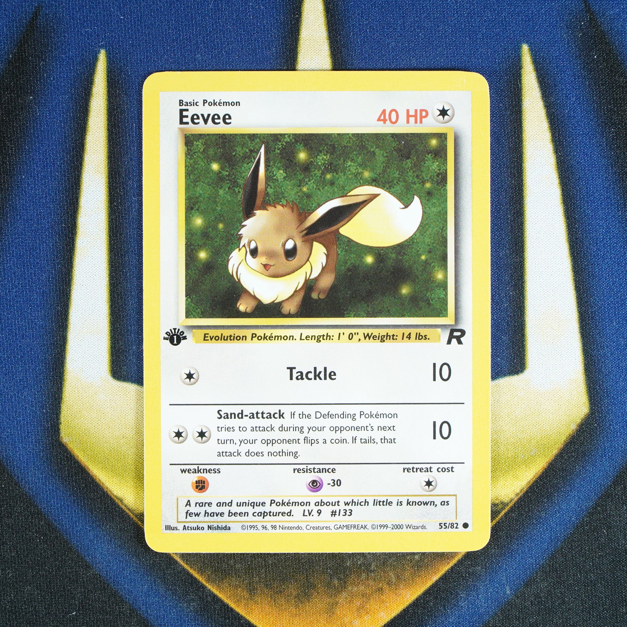 Eevee TEAM ROCKET 1ST EDITION Common 55/82 [LP]