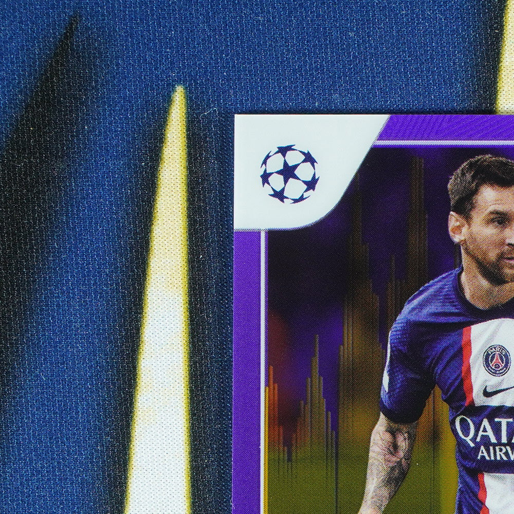 Lionel Messi 2023-24 TOPPS CHROME Purple/Gold Seismic #1  [Raw]