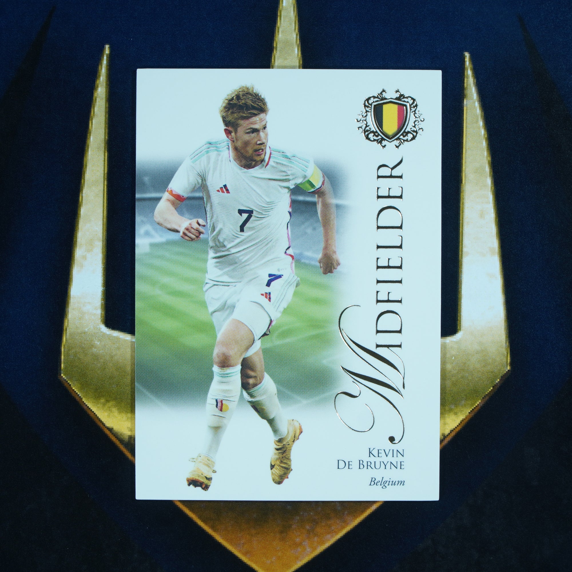 Kevin De Bruyne 2023-24 Futera Unique Base #36 Belgium