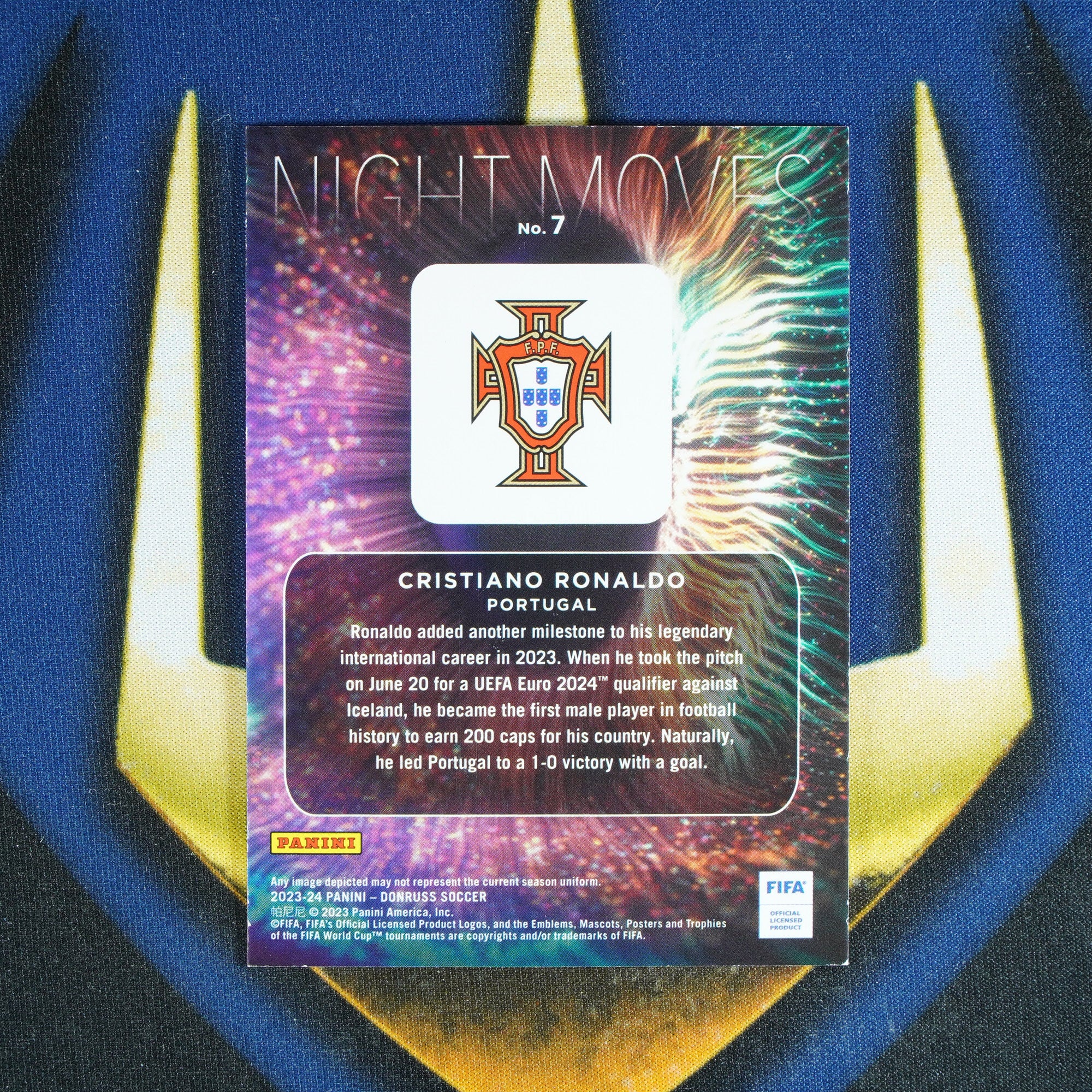 Cristiano Ronaldo 2023-24 PANINI DONRUSS FIFA Night Moves #7  [Raw]