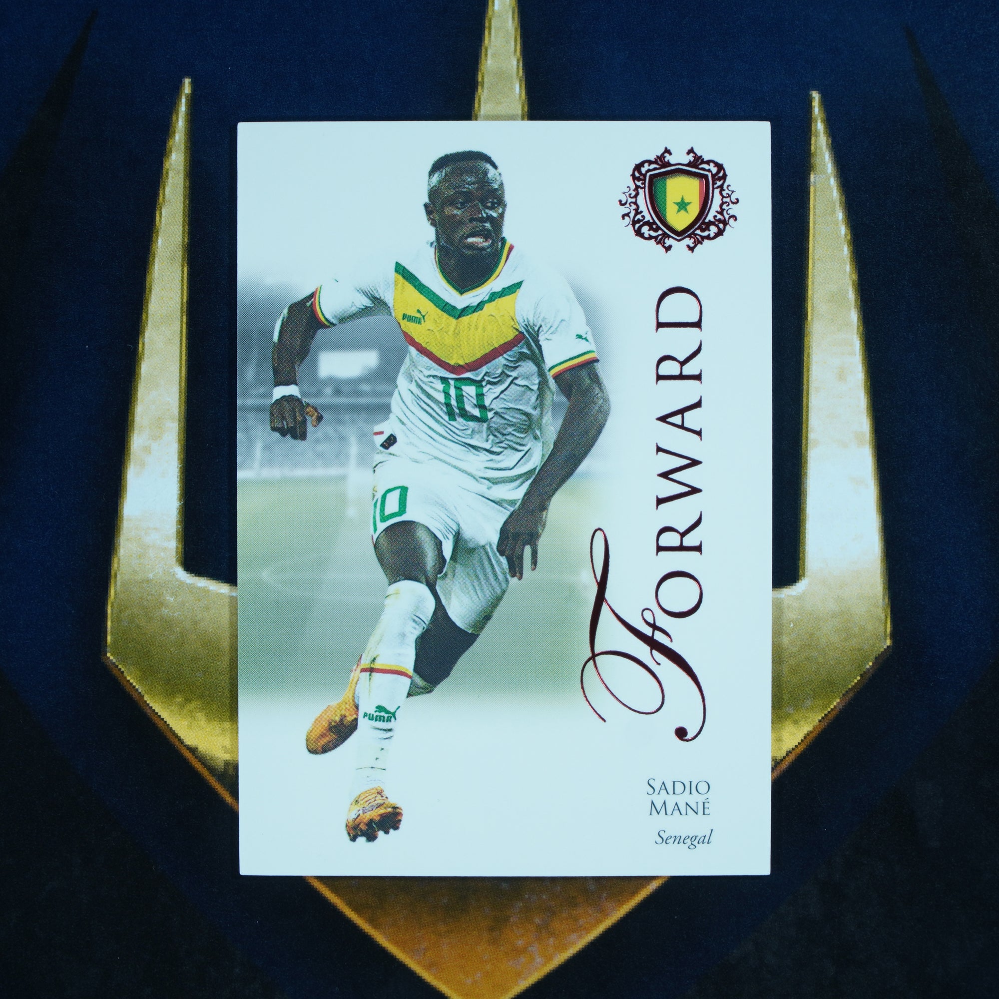 Sadio Mane 2023-24 Futera Unique Ruby /10 #77 Senegal