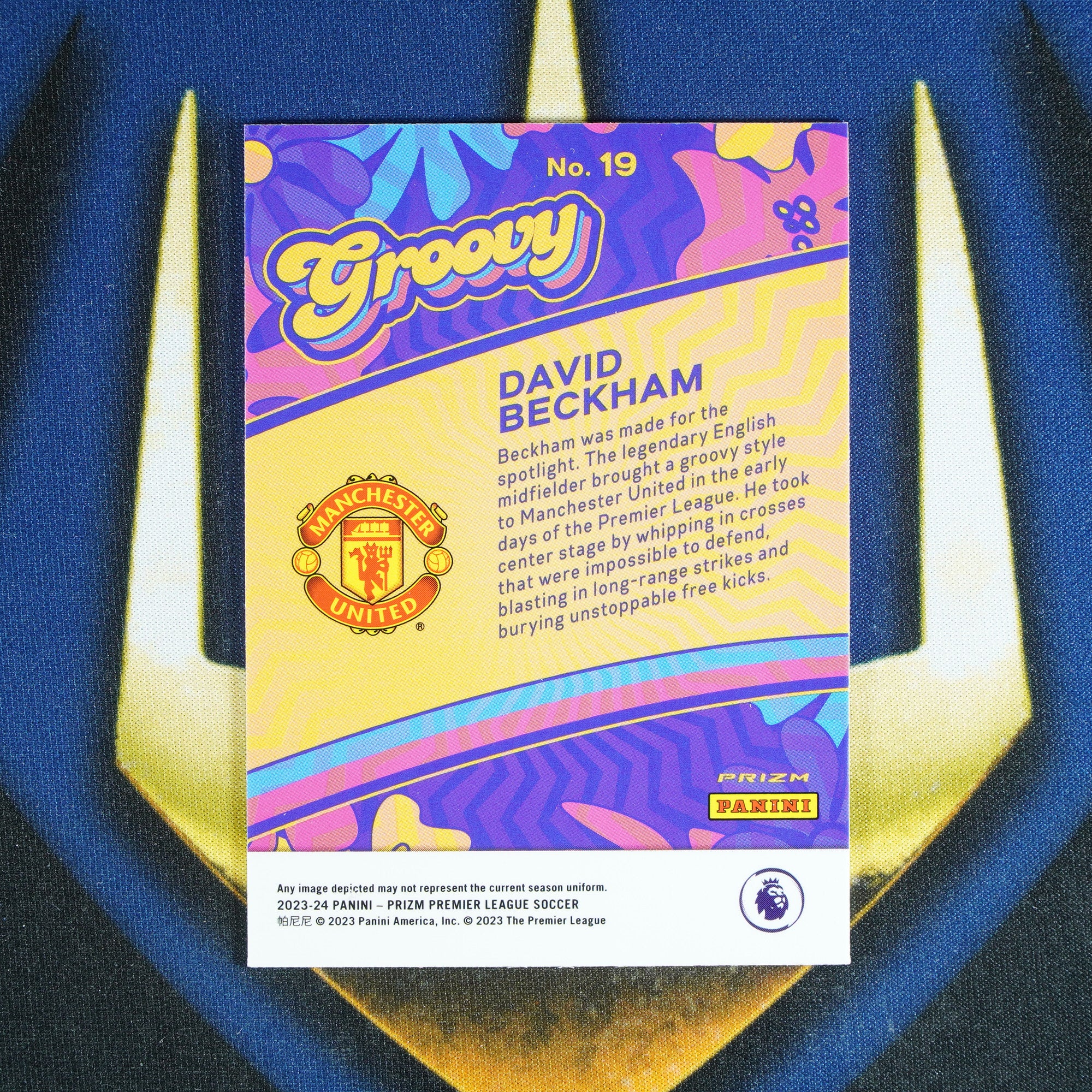 David Beckham 2023-24 PANINI PRIZM Groovy #19  [Raw]