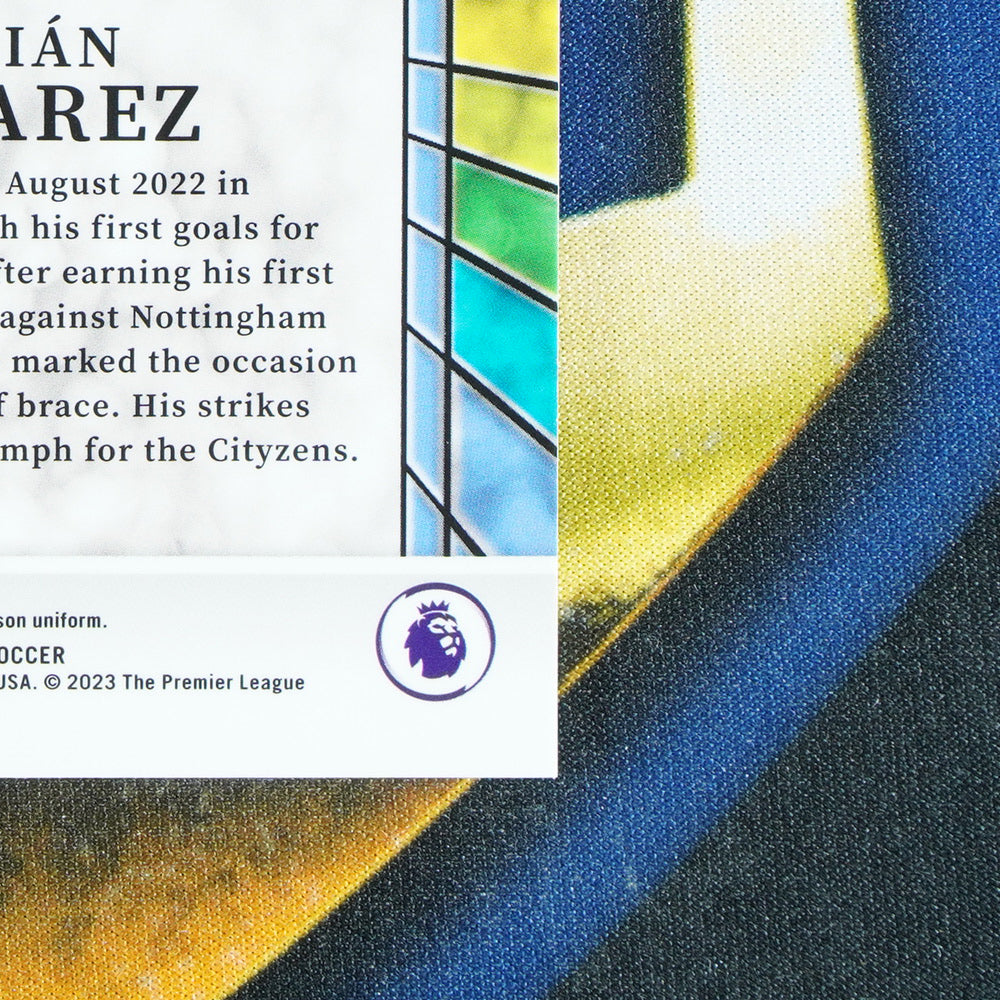 Julian Alvarez 2022-23 PANINI SELECT PREMIER LEAGUE Stained Glass #3  [Raw]