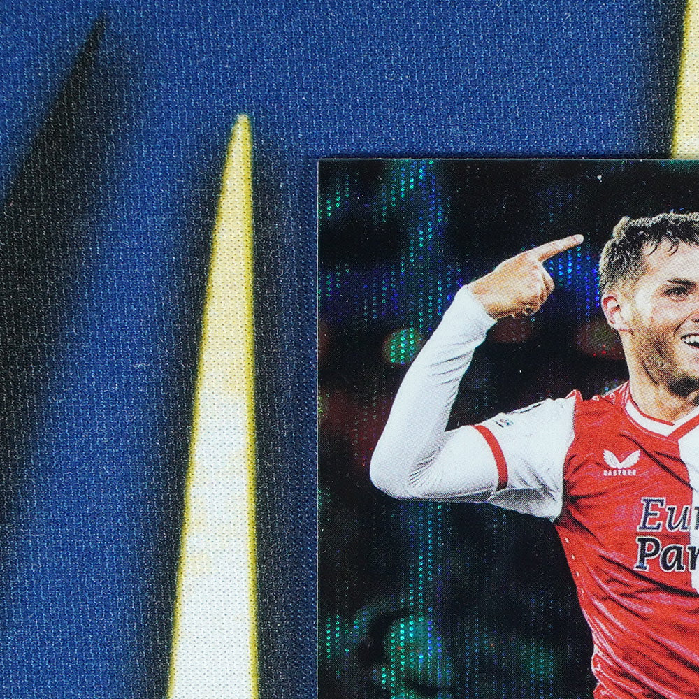 Santiago Gimenez 2023-24 TOPPS STADIUM CLUB CHROME Aqua Wave /250 #29  [Raw]