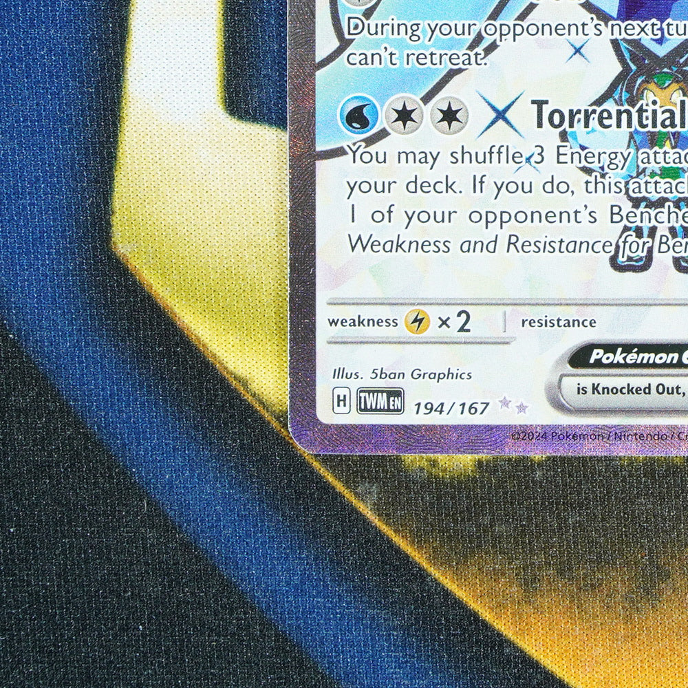 Wellspring Mask Ogerpon EX TWILIGHT MASQUERADE Ultra Rare 194/167 [M]