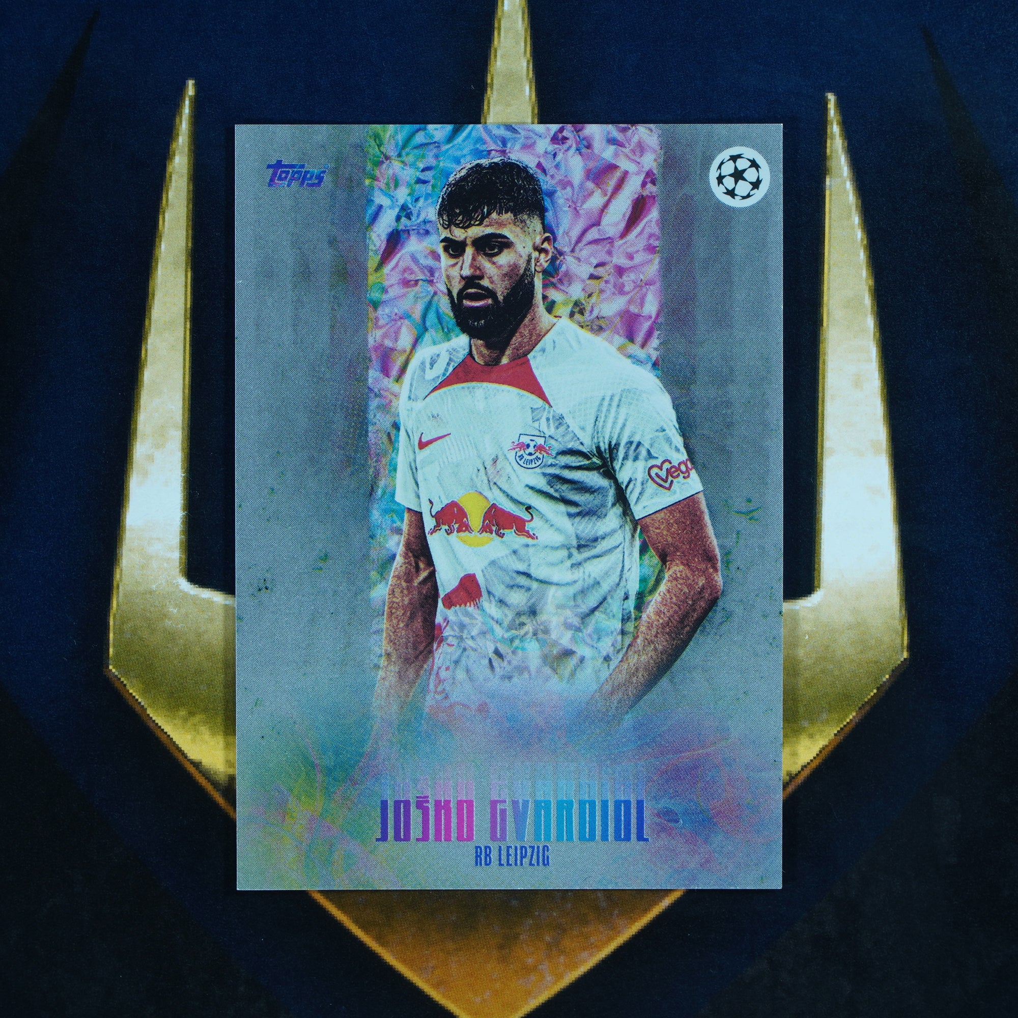 Josko Gvardiol 2022-23 Topps Musiala Platinum Base RB Leipzig