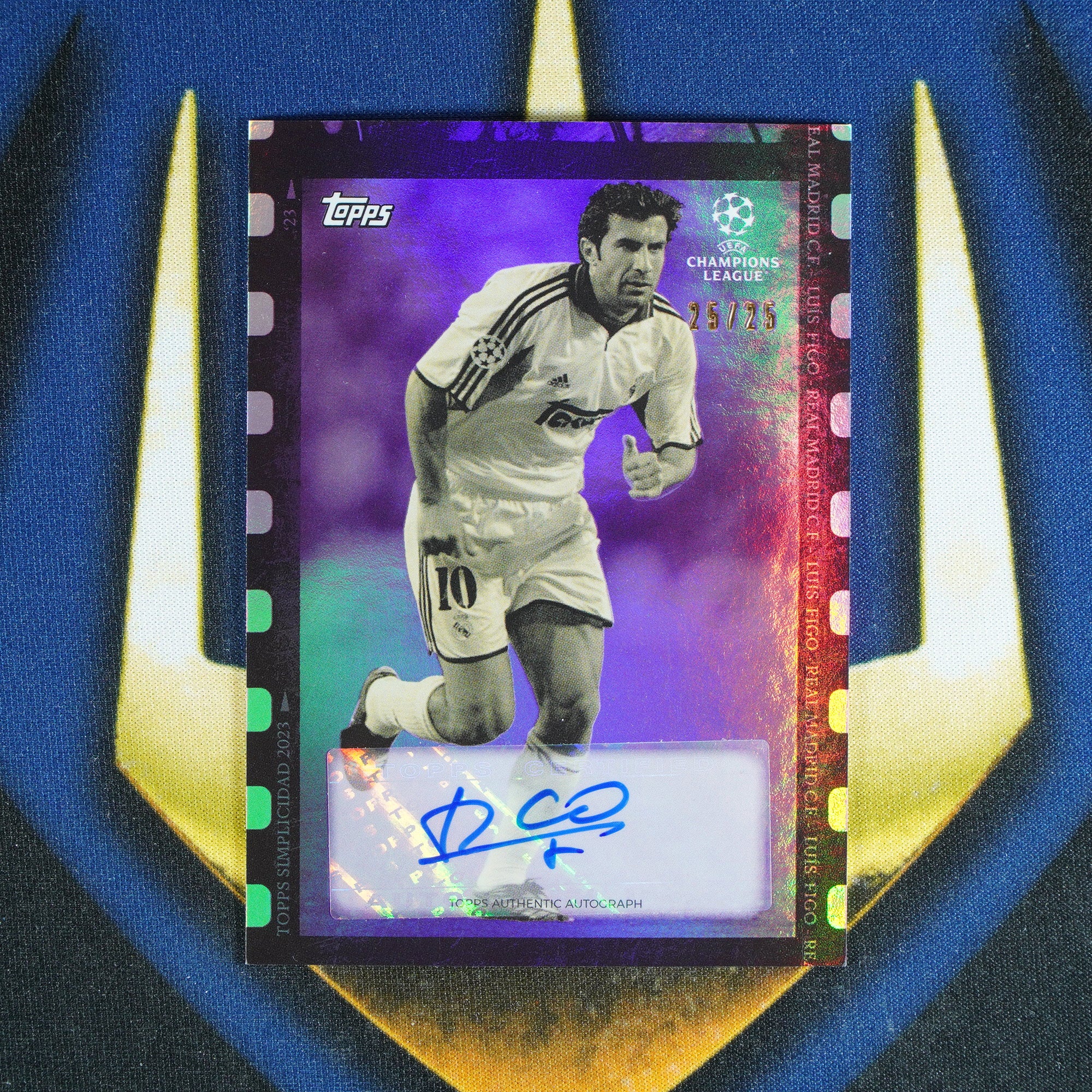 Luis Figo 2022-23 TOPPS ON DEMAND Auto /25  [Raw]