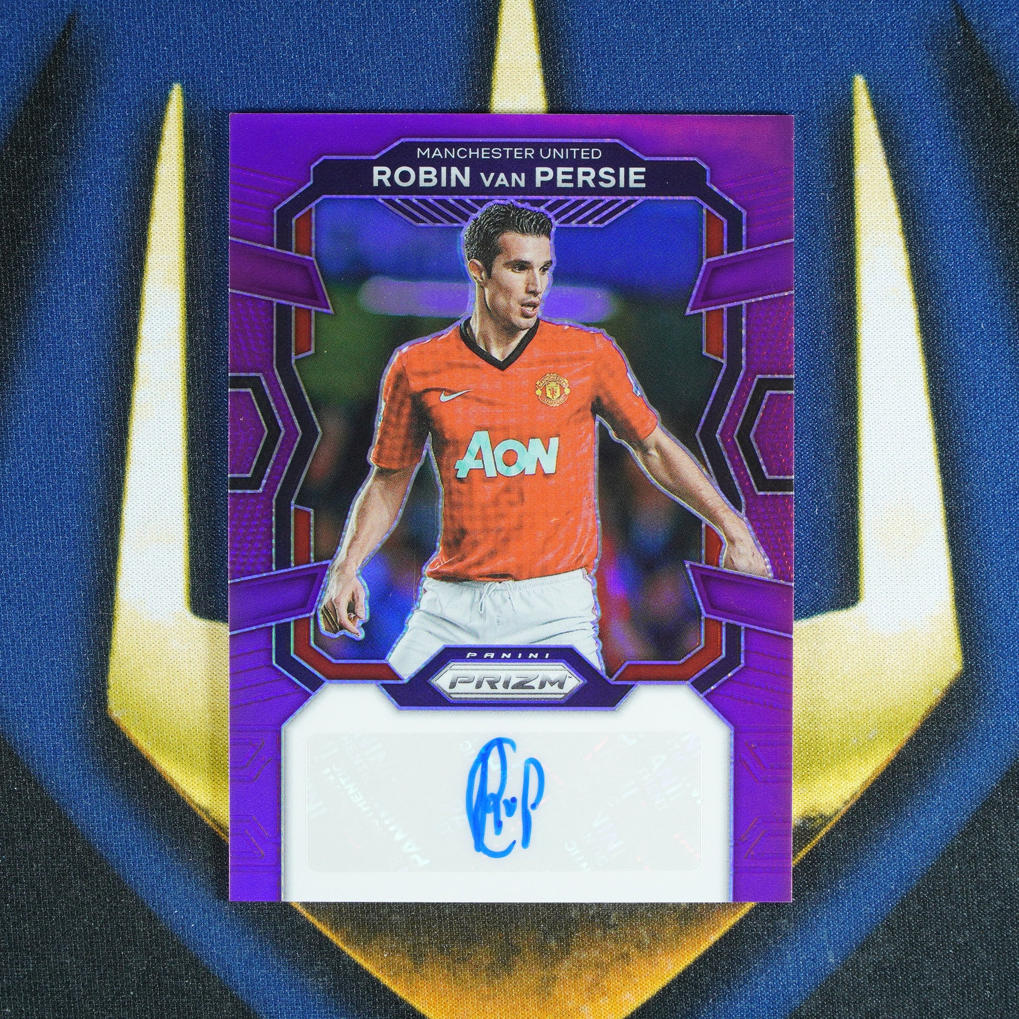 Robin Van Persie 2023-24 PANINI PRIZM Auto Purple /25  [Raw]