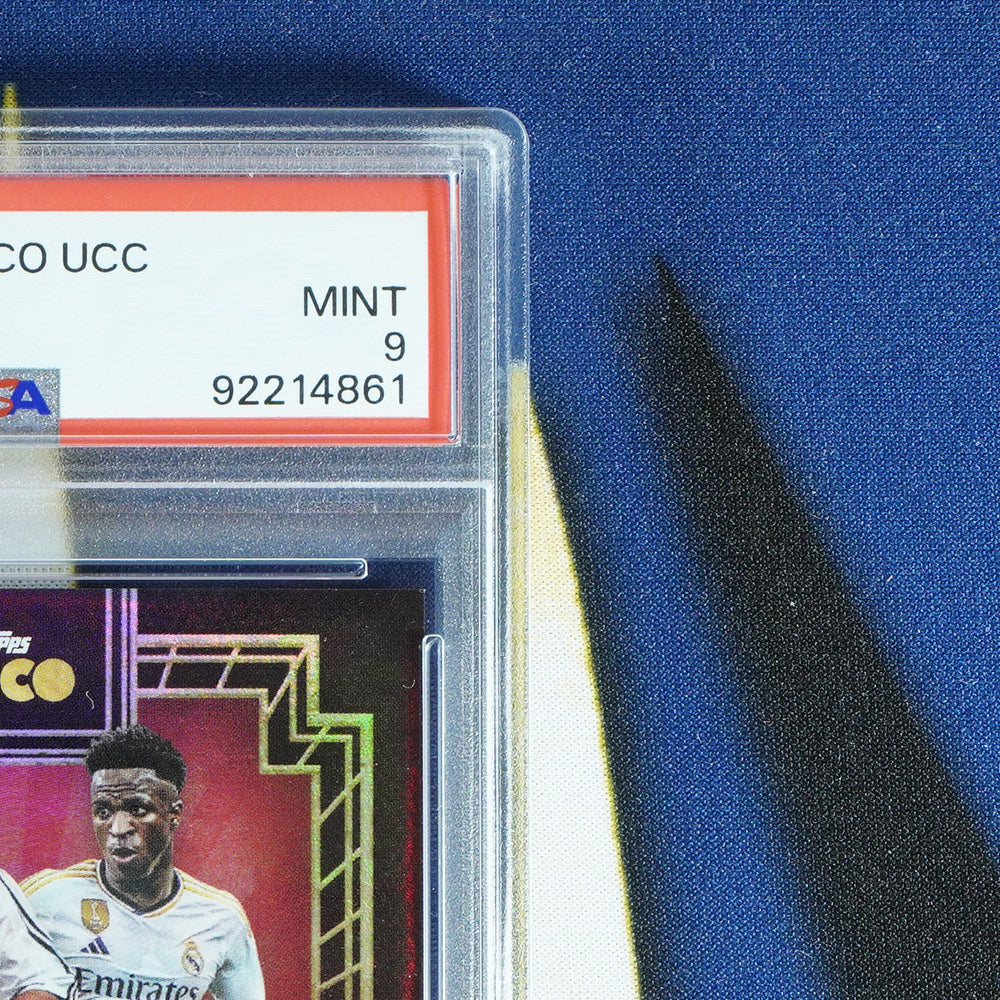 Ronaldo/Vini Jr 2023-24 TOPPS DECO Then & Now Red /10  [PSA 9]