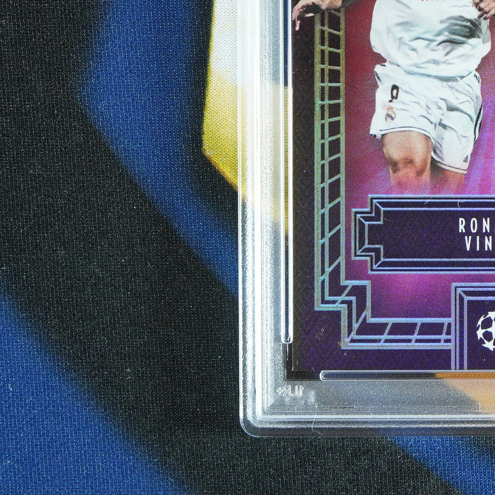Ronaldo/Vini Jr 2023-24 TOPPS DECO Then & Now Red /10  [PSA 9]