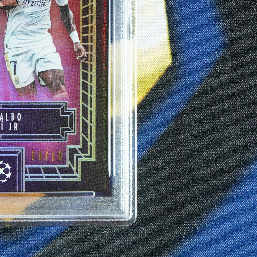 Ronaldo/Vini Jr 2023-24 TOPPS DECO Then & Now Red /10  [PSA 9]