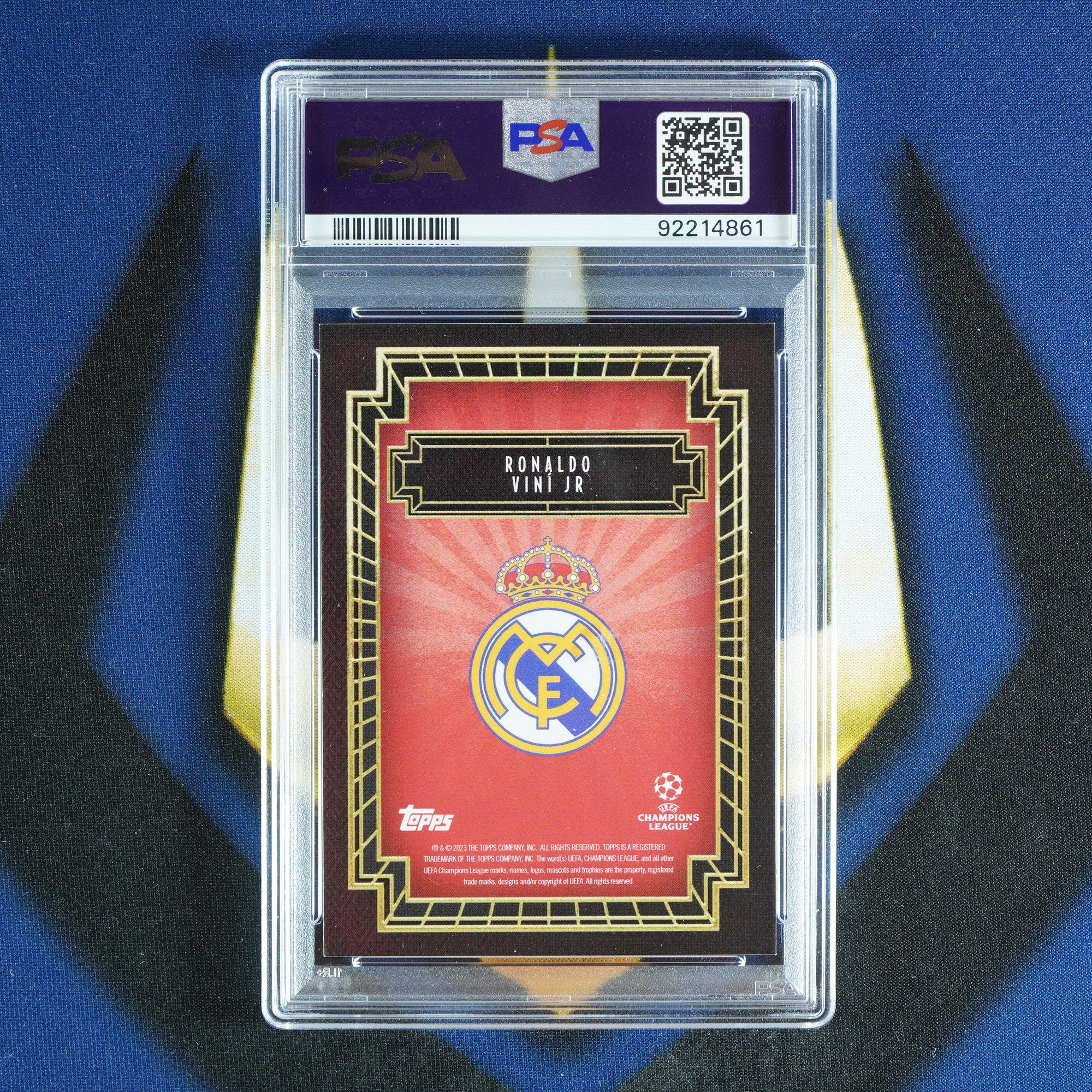 Ronaldo/Vini Jr 2023-24 TOPPS DECO Then & Now Red /10  [PSA 9]
