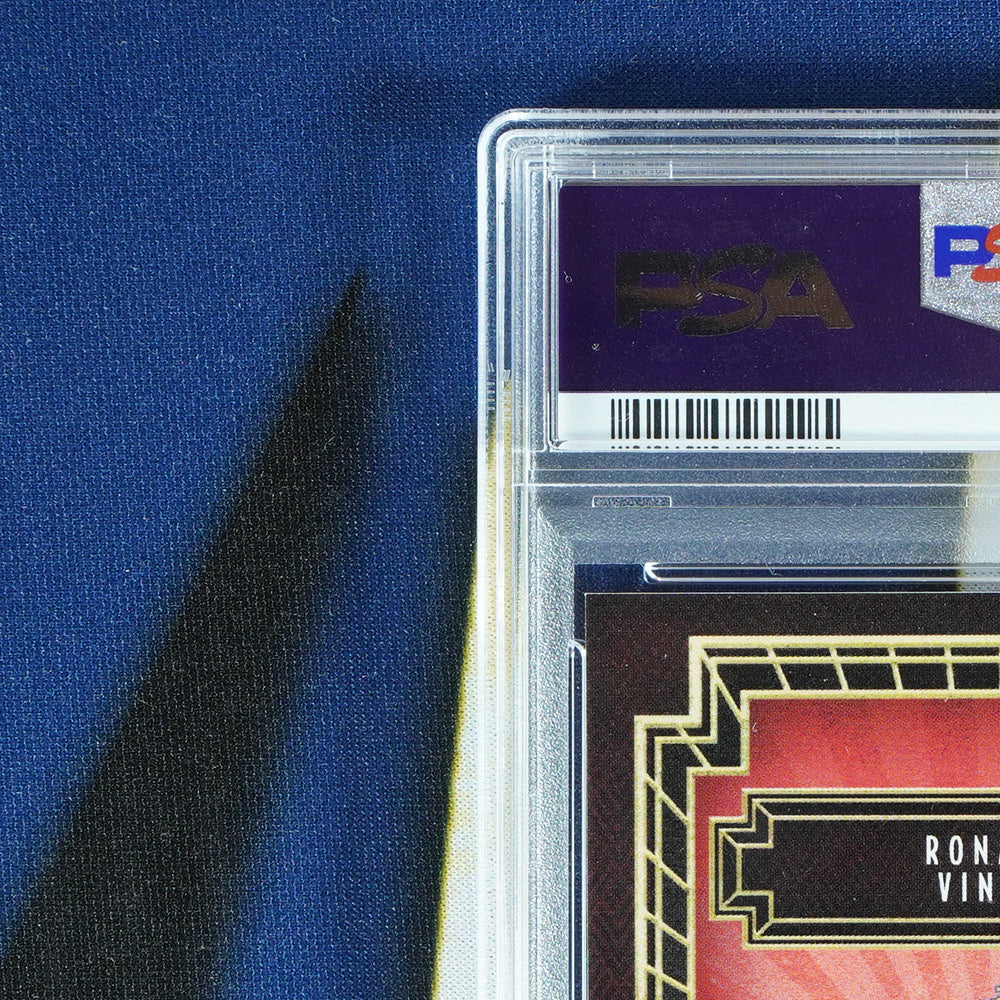 Ronaldo/Vini Jr 2023-24 TOPPS DECO Then & Now Red /10  [PSA 9]