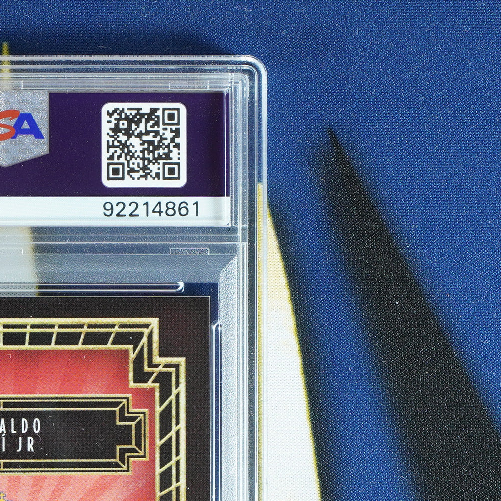 Ronaldo/Vini Jr 2023-24 TOPPS DECO Then & Now Red /10  [PSA 9]