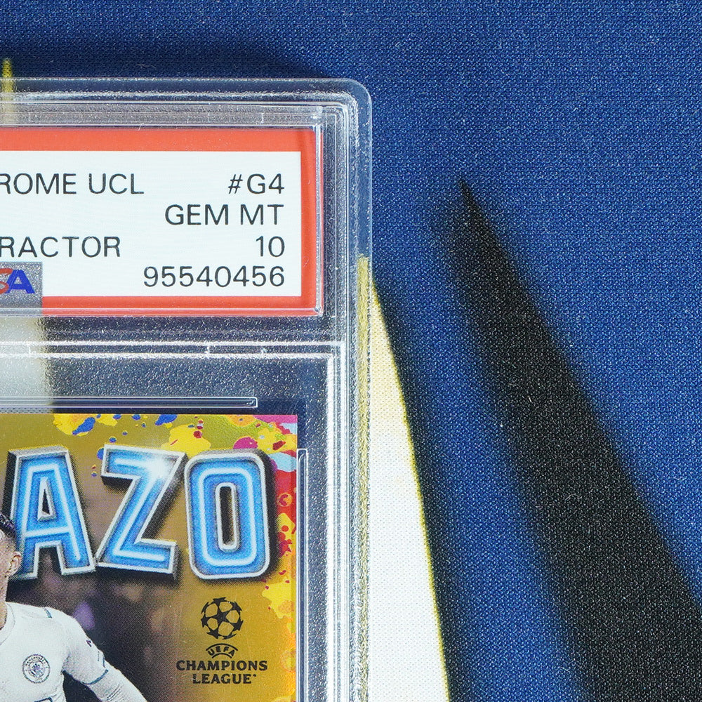 Phil Foden 2021-22 TOPPS CHROME Golazo Gold /50  [PSA 10]