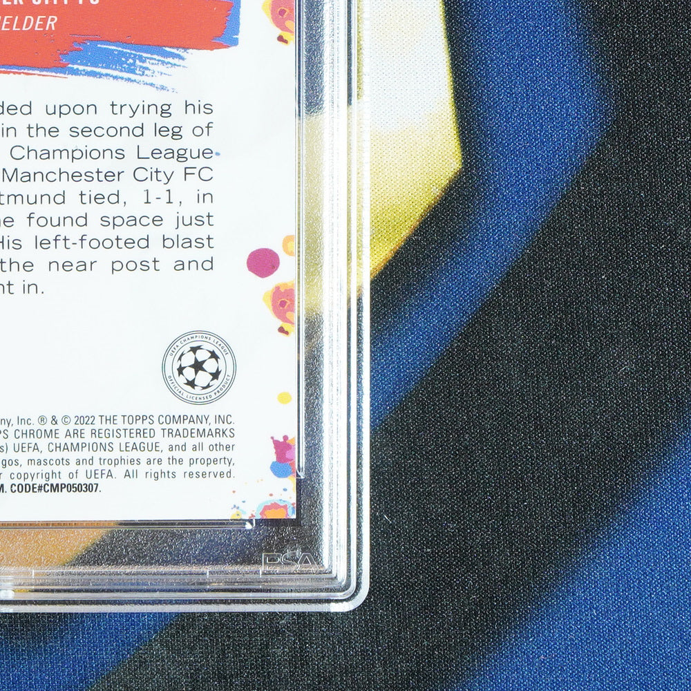 Phil Foden 2021-22 TOPPS CHROME Golazo Gold /50  [PSA 10]
