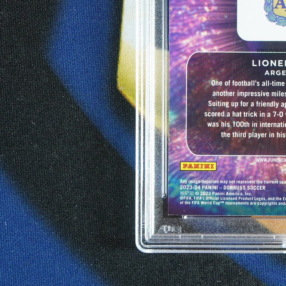 Lionel Messi 2023-24 PANINI DORNUSS FIFA Night Moves #10  [PSA 9]