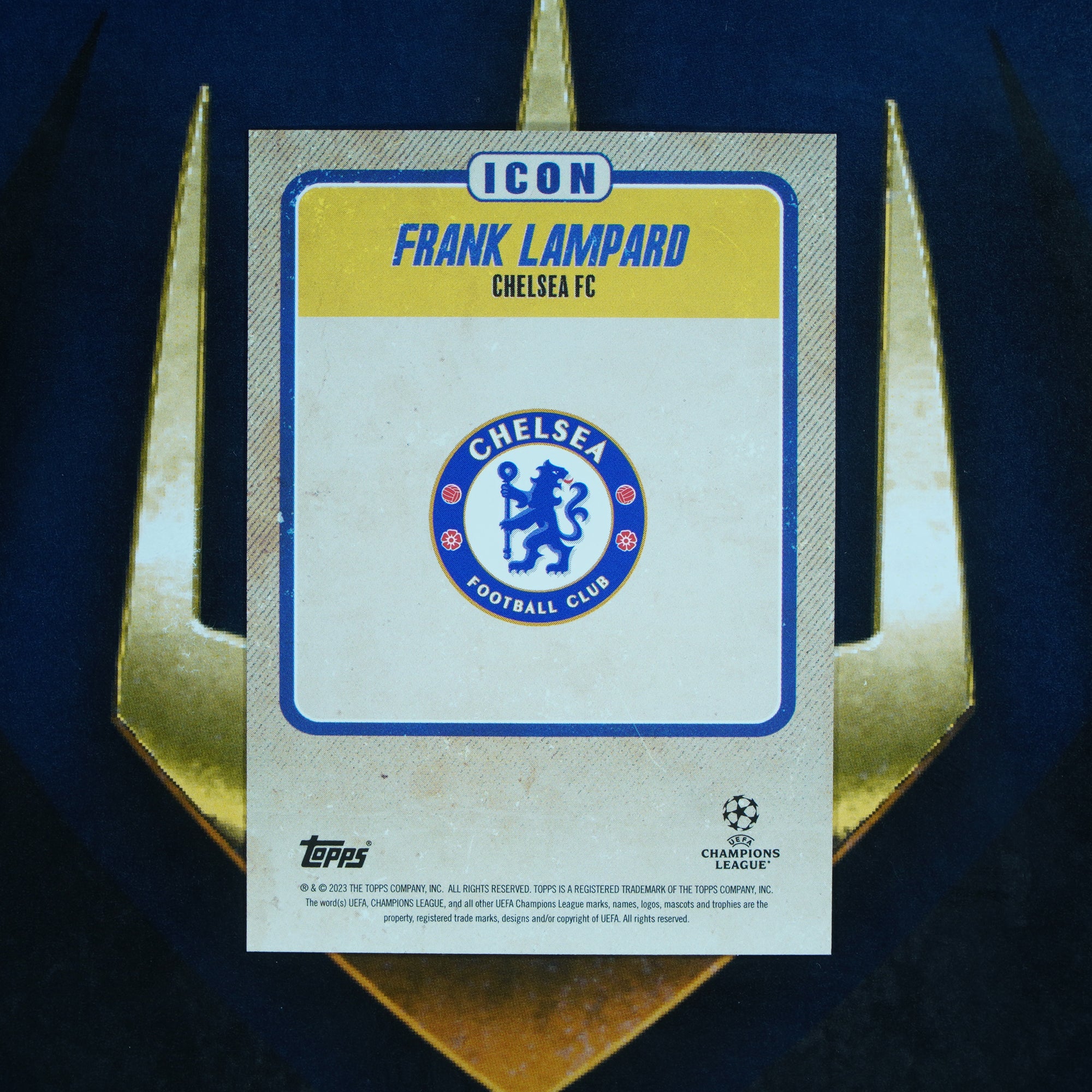 Frank Lampard 2022-23 Topps Musiala Platinum Icon Chelsea