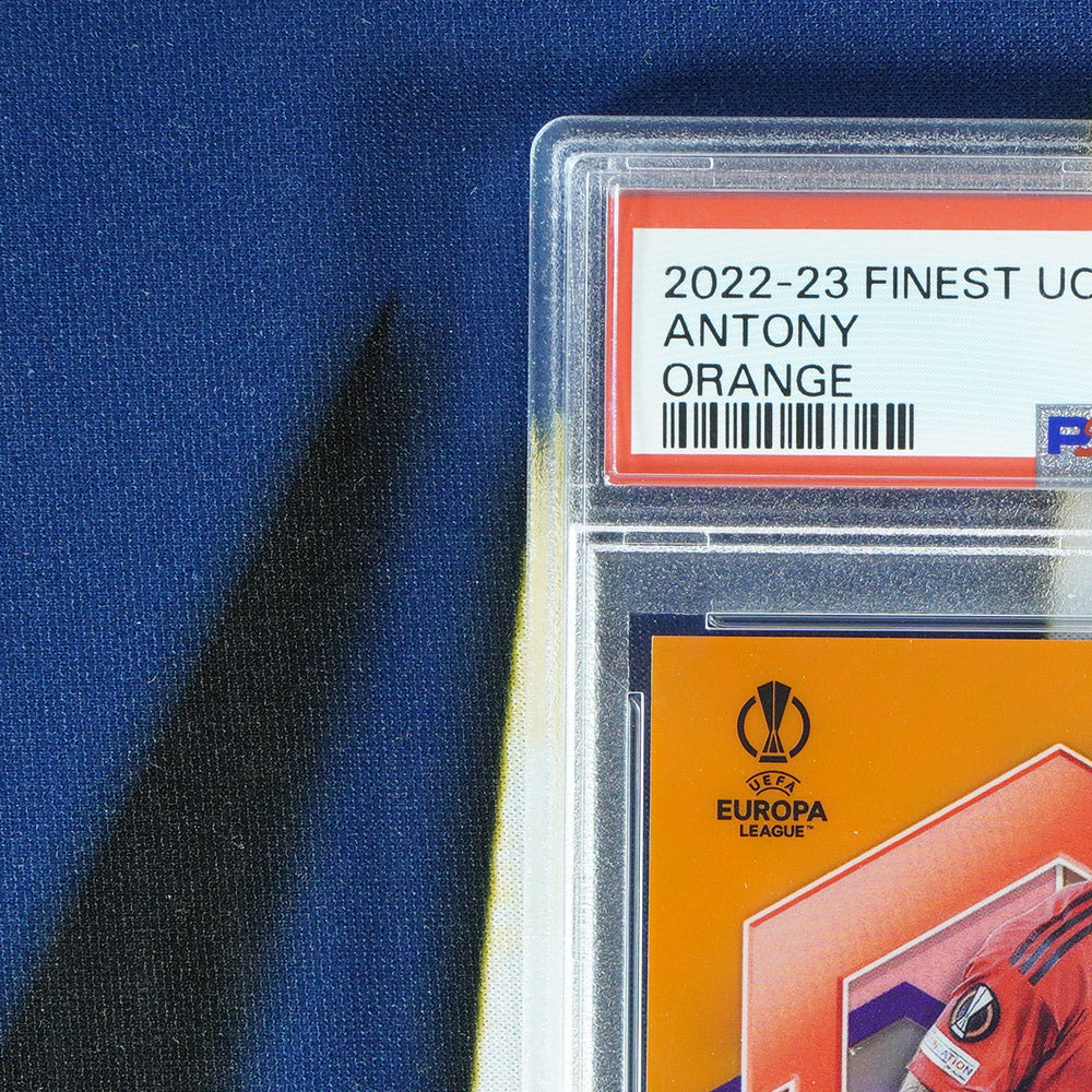 Antony 2022-23 TOPPS FINEST UCC Orange /25 #115  [PSA 10]