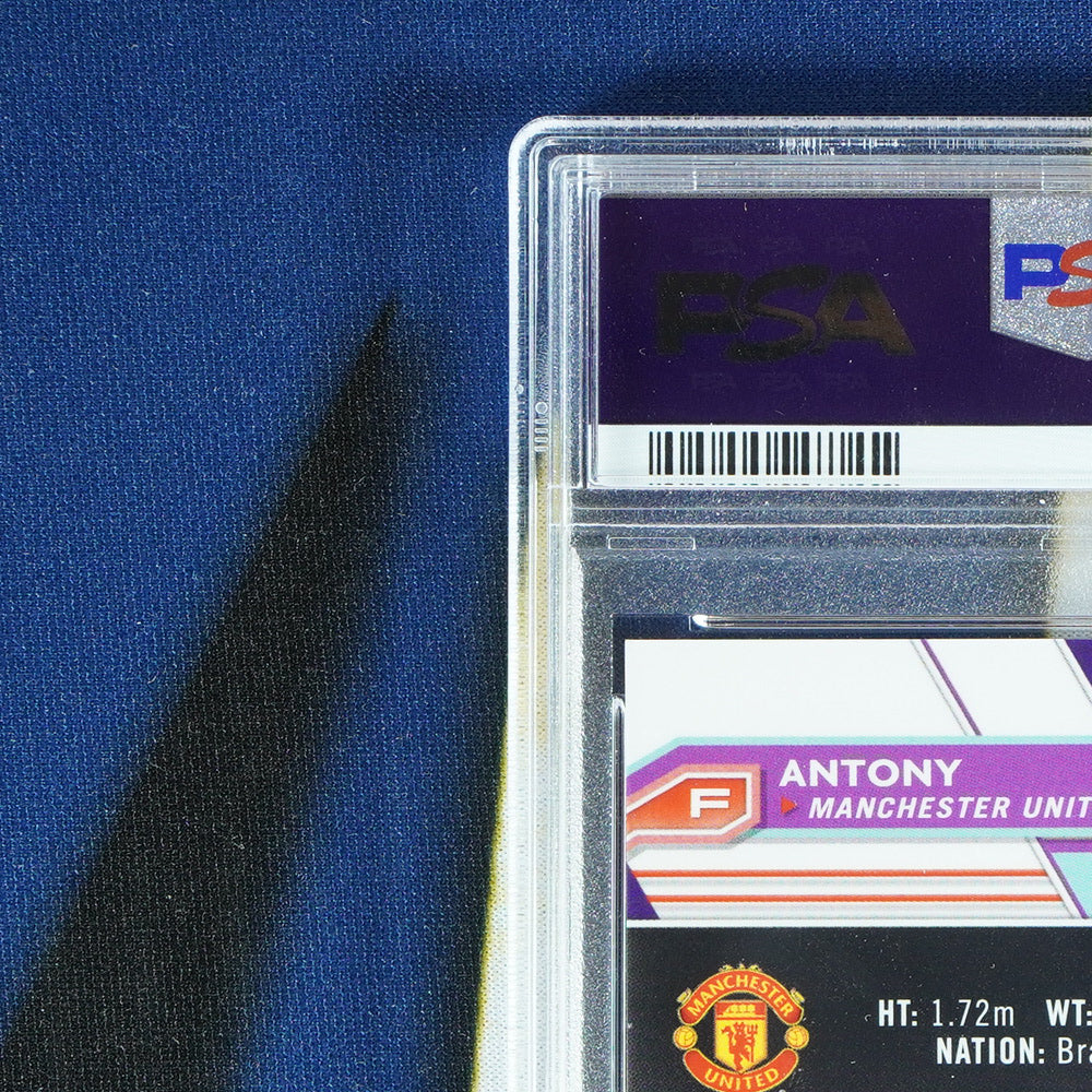 Antony 2022-23 TOPPS FINEST UCC Orange /25 #115  [PSA 10]