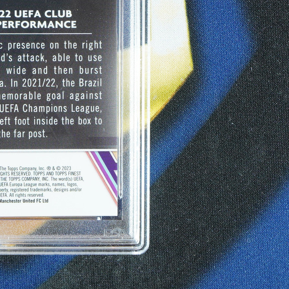 Antony 2022-23 TOPPS FINEST UCC Orange /25 #115  [PSA 10]