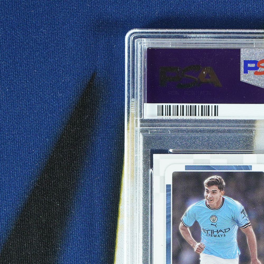 Julian Alvarez 2022-23 PANINI CHRONICLES Contenders Optic Rookie Ticket Red Mojo #298  [PSA 10]
