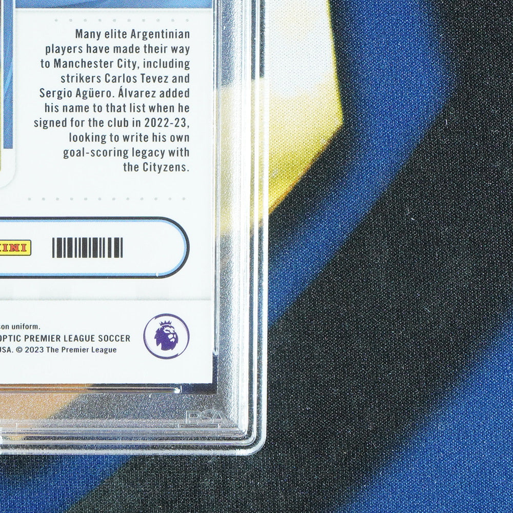 Julian Alvarez 2022-23 PANINI CHRONICLES Contenders Optic Rookie Ticket Red Mojo #298  [PSA 10]