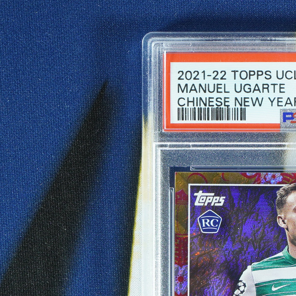 Manuel Ugarte 2021-22 TOPPS JADE UCL Chinese New Year /125 #26  [PSA 8]