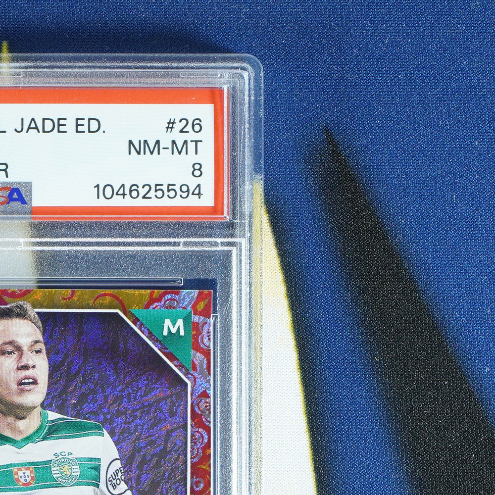 Manuel Ugarte 2021-22 TOPPS JADE UCL Chinese New Year /125 #26  [PSA 8]